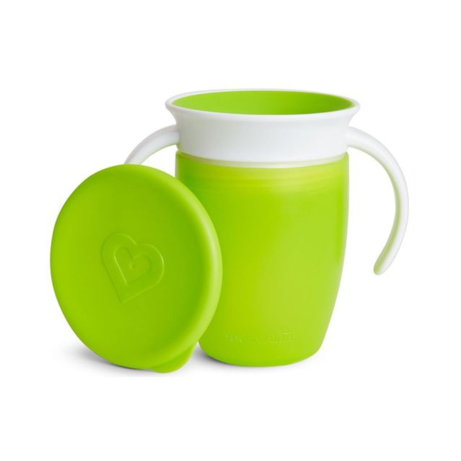 Taza Antigoteo Miracle 360º Verde 200ml con Tapa | Munchkin
