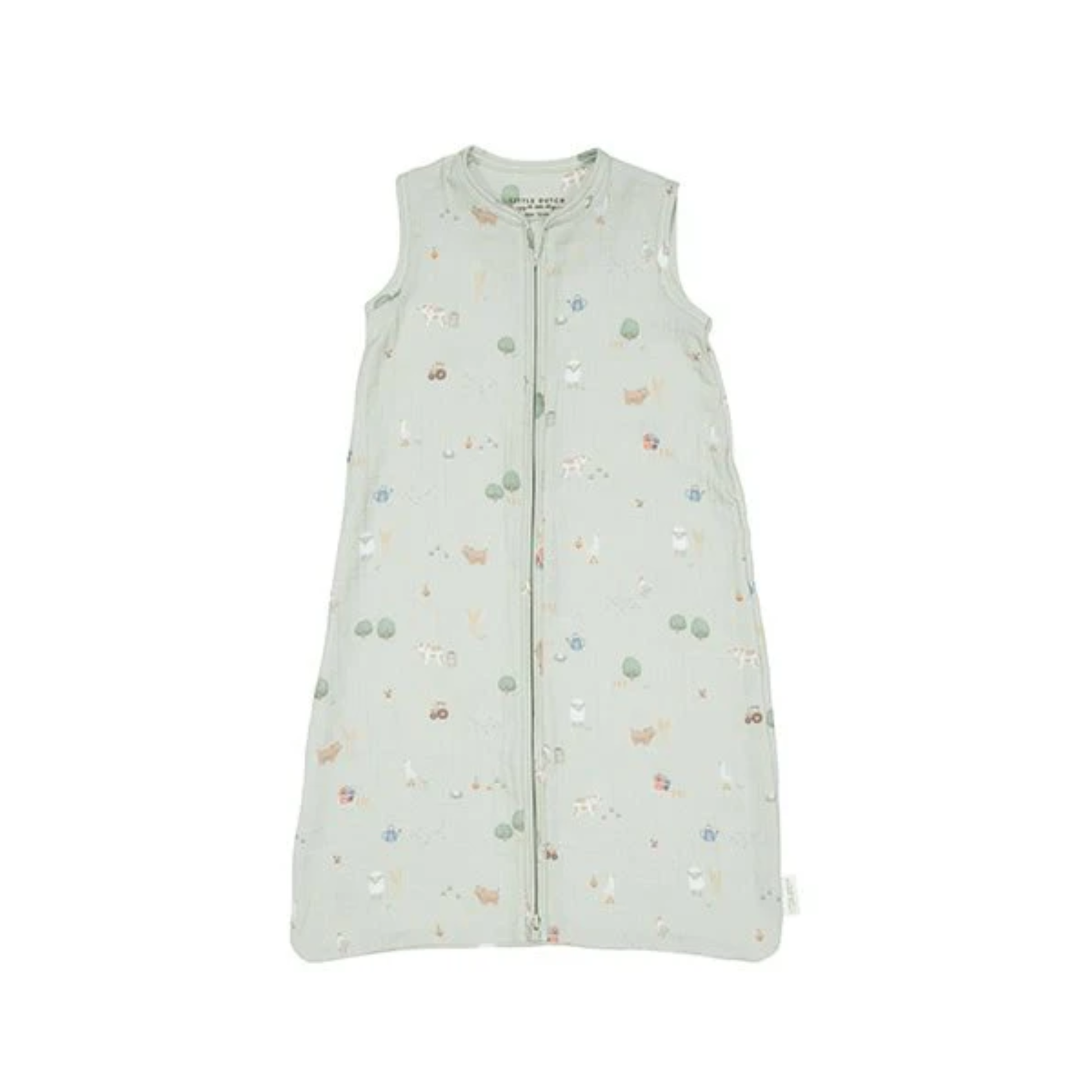 Saco de dormir muselina Little Farm – 110 cm · Little Dutch