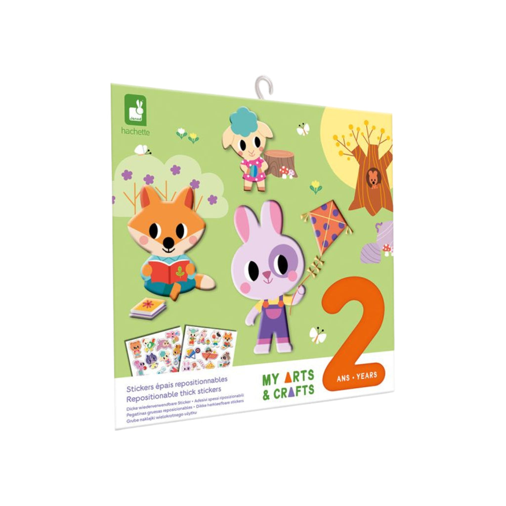 Pegatinas Gruesas Reposicionables – Granja y Bosque