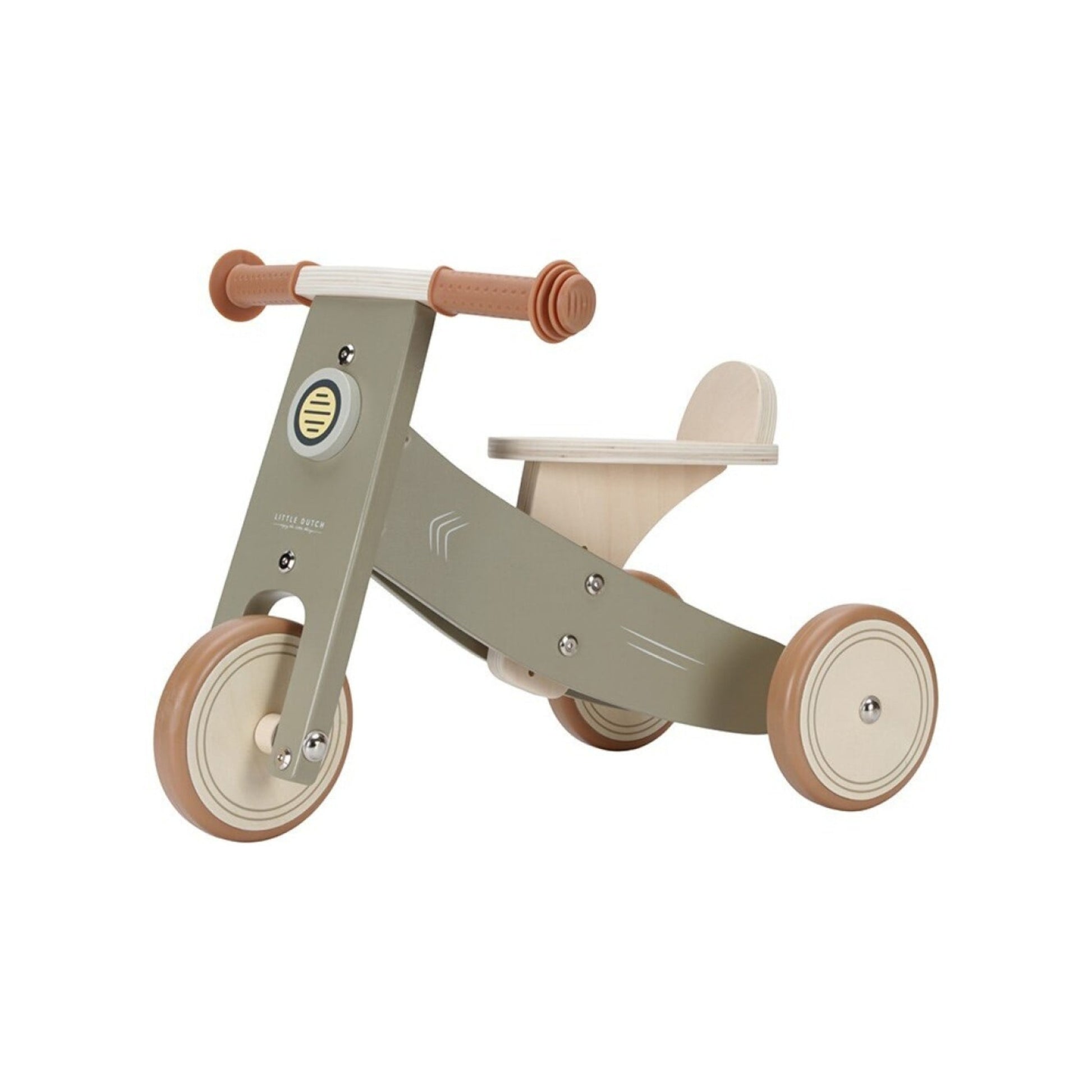 Triciclo de Madera Oliva – Little Dutch