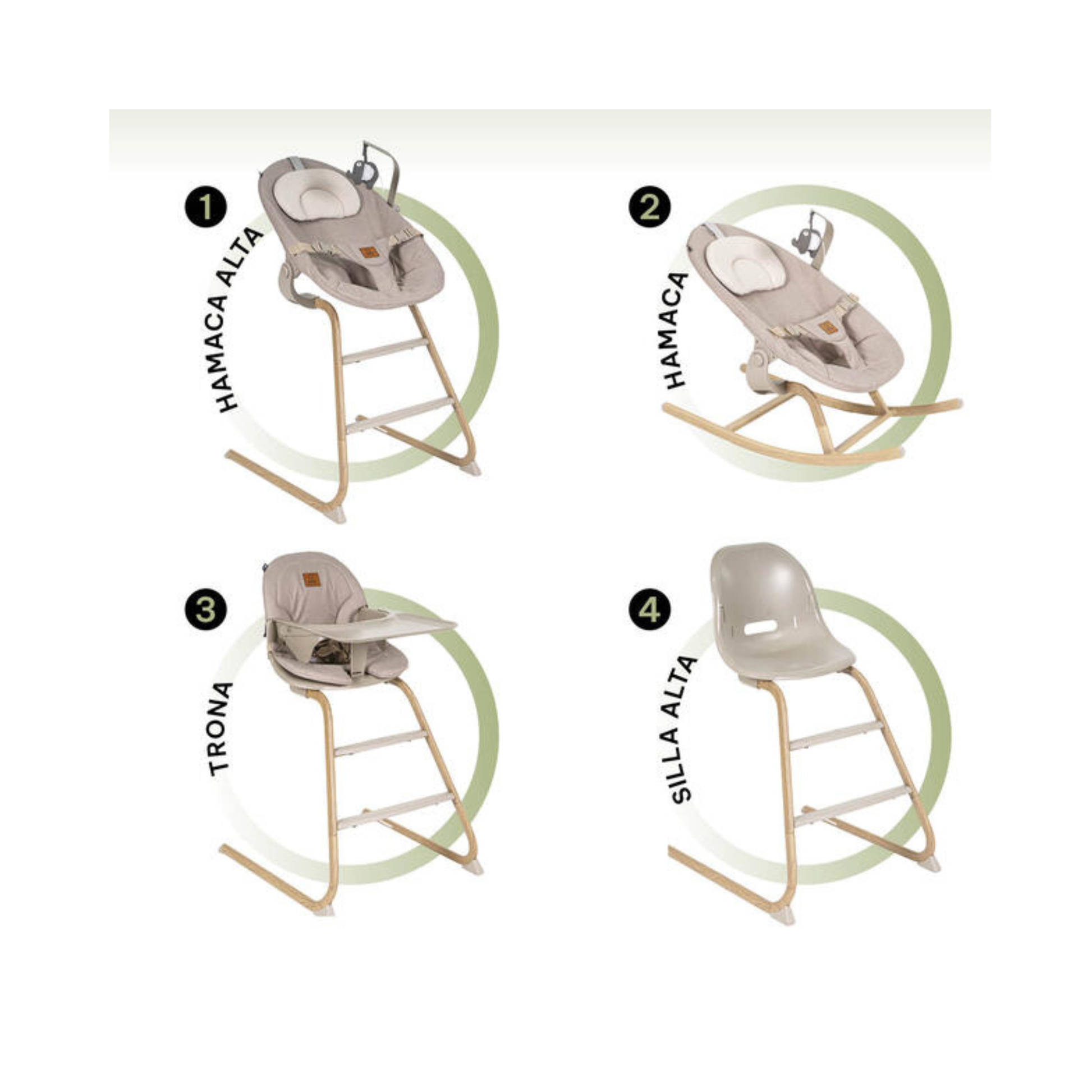 Hamaca + Trona 4 en 1 Aura
