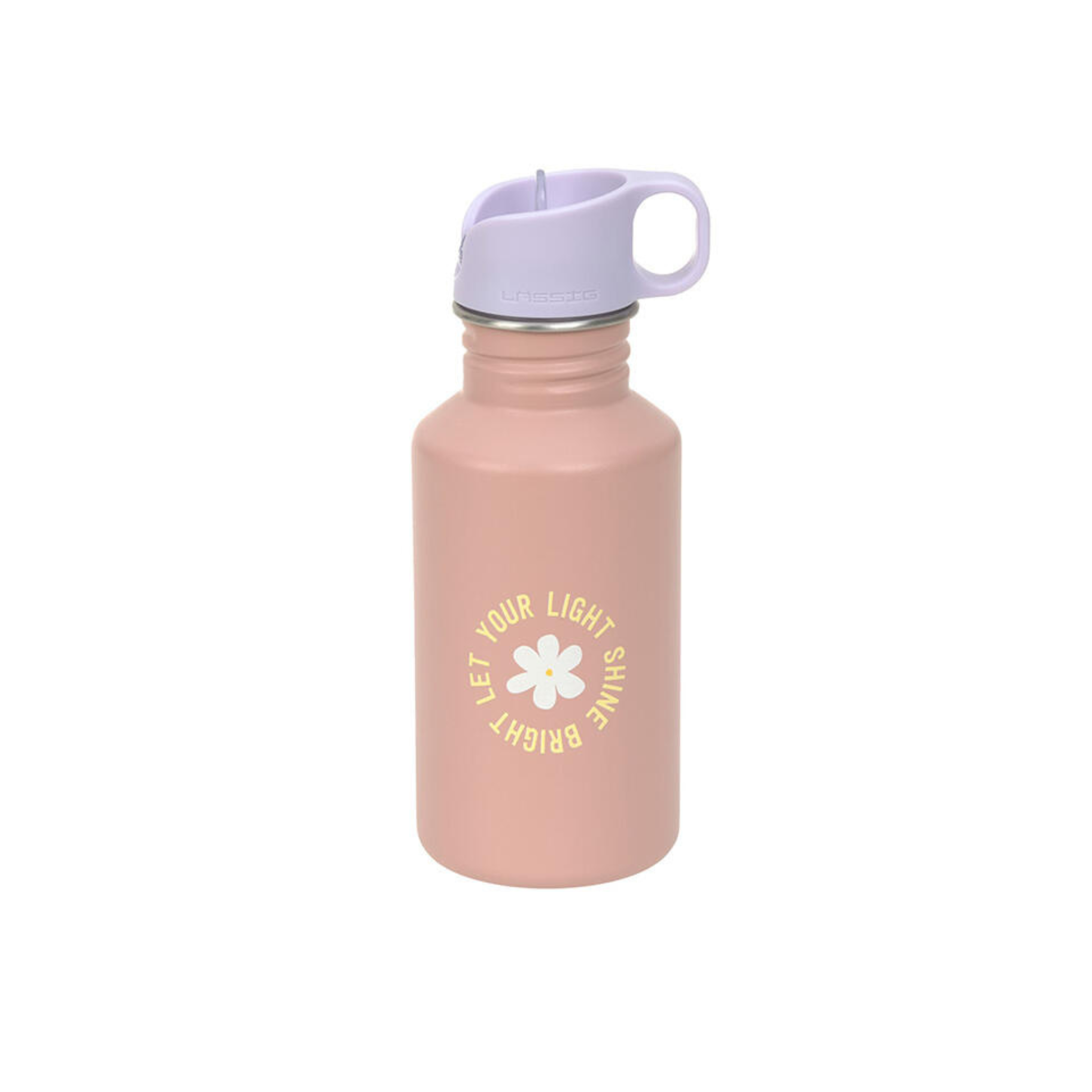 Botella de Acero Inoxidable  Rosa 500 ml – Lässig