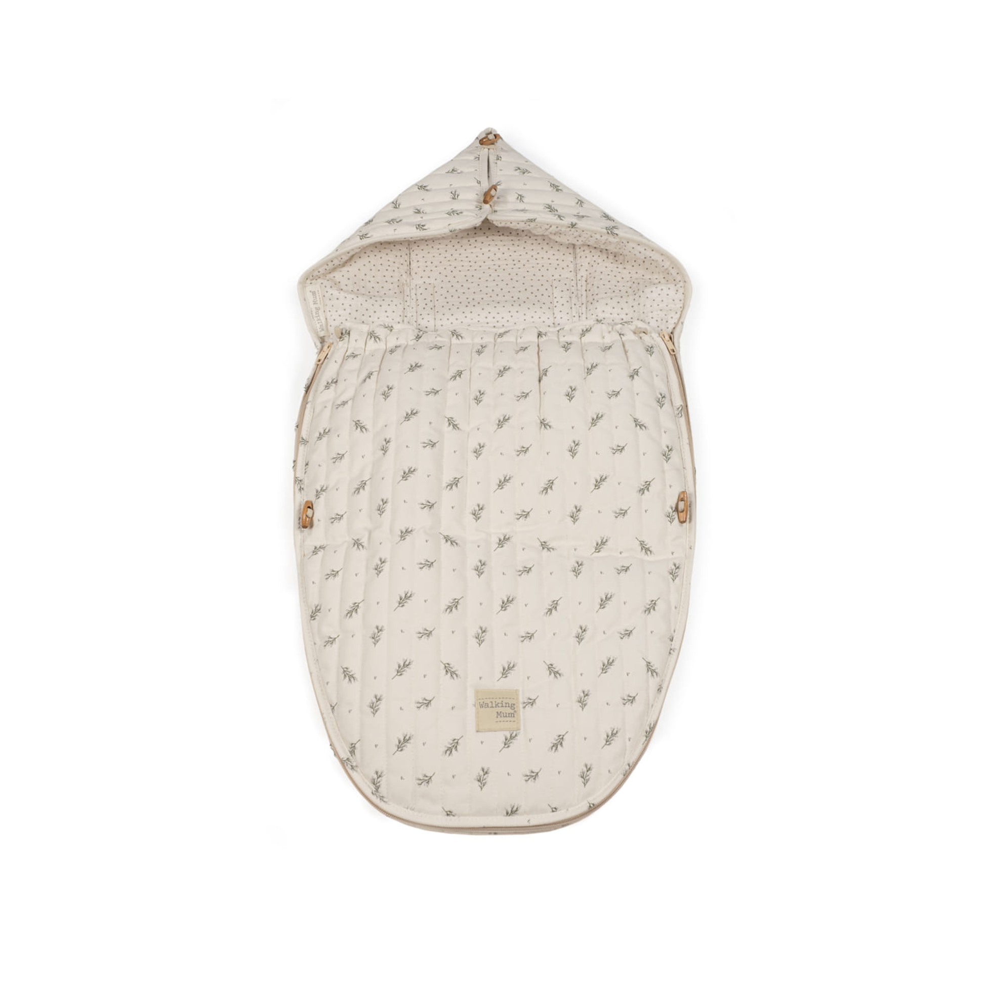 Saco Cuco 2 en 1 Mimosa Entretiempo Verde Walking Mum