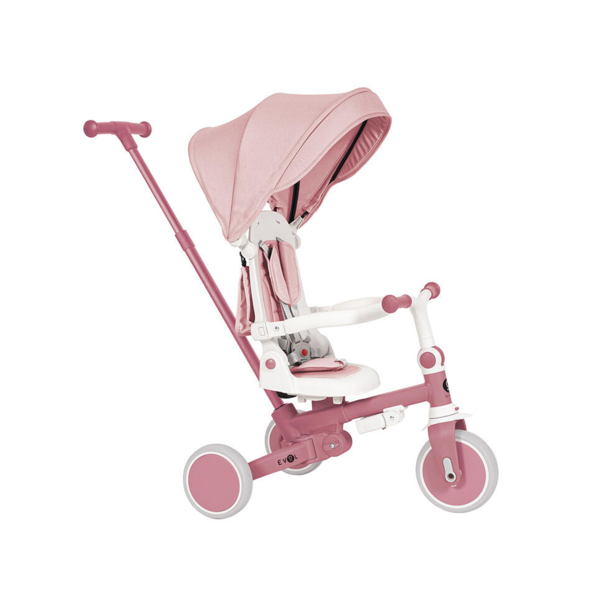 Triciclo Multifunción Evol Rosa – Olmitos