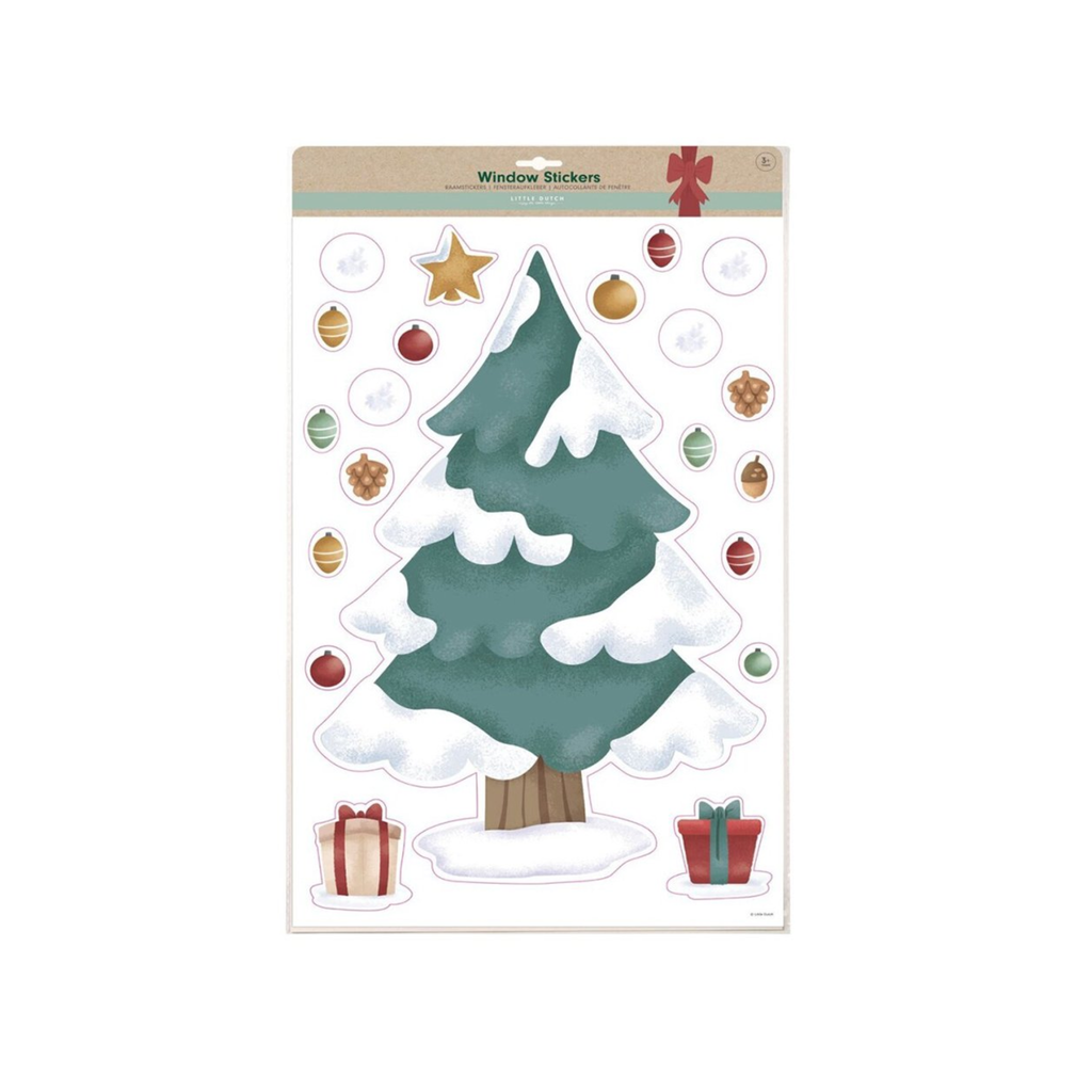 Pegatinas para Ventana Árbol de Navidad Little Dutch