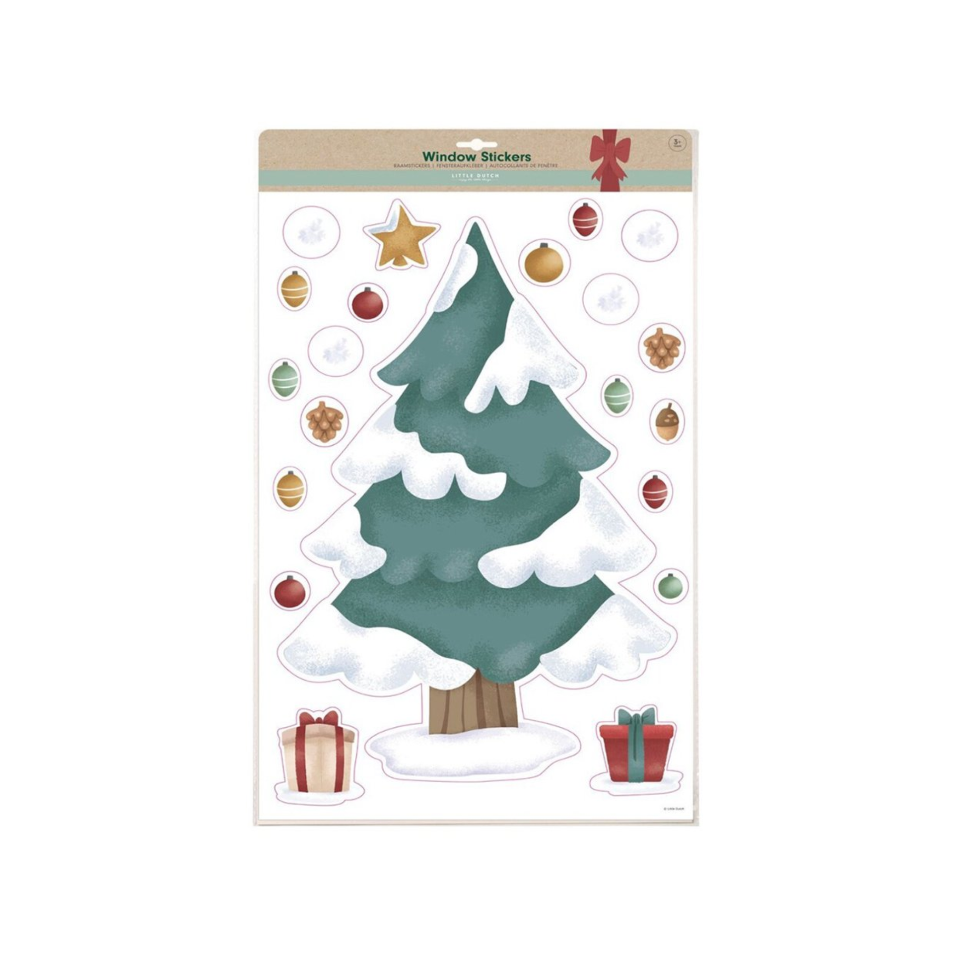 Pegatinas para Ventana Árbol de Navidad Little Dutch