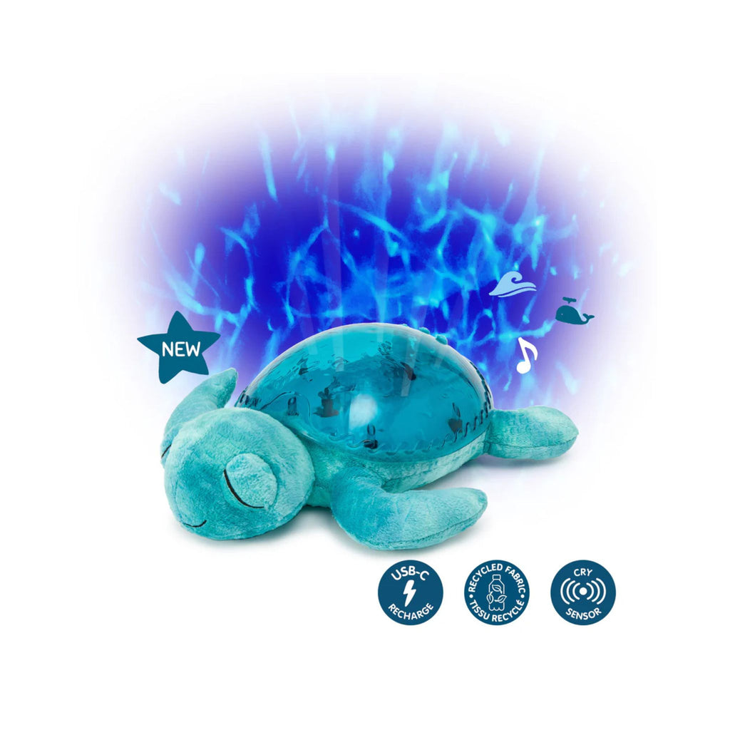 Tranquil Turtle™ Recargable - Aqua| Luz Nocturna Proyectora