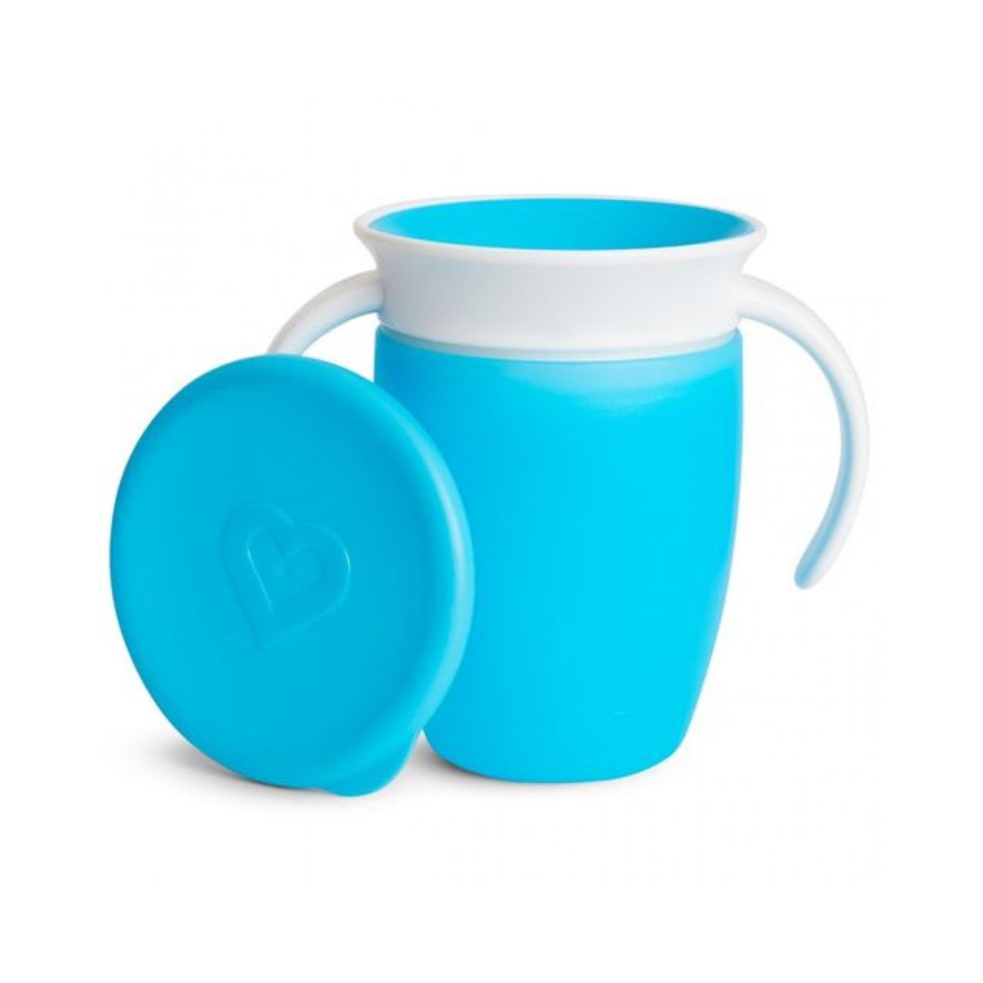Taza Antigoteo Miracle 360º Azul 200ml con Asas | Munchkin
