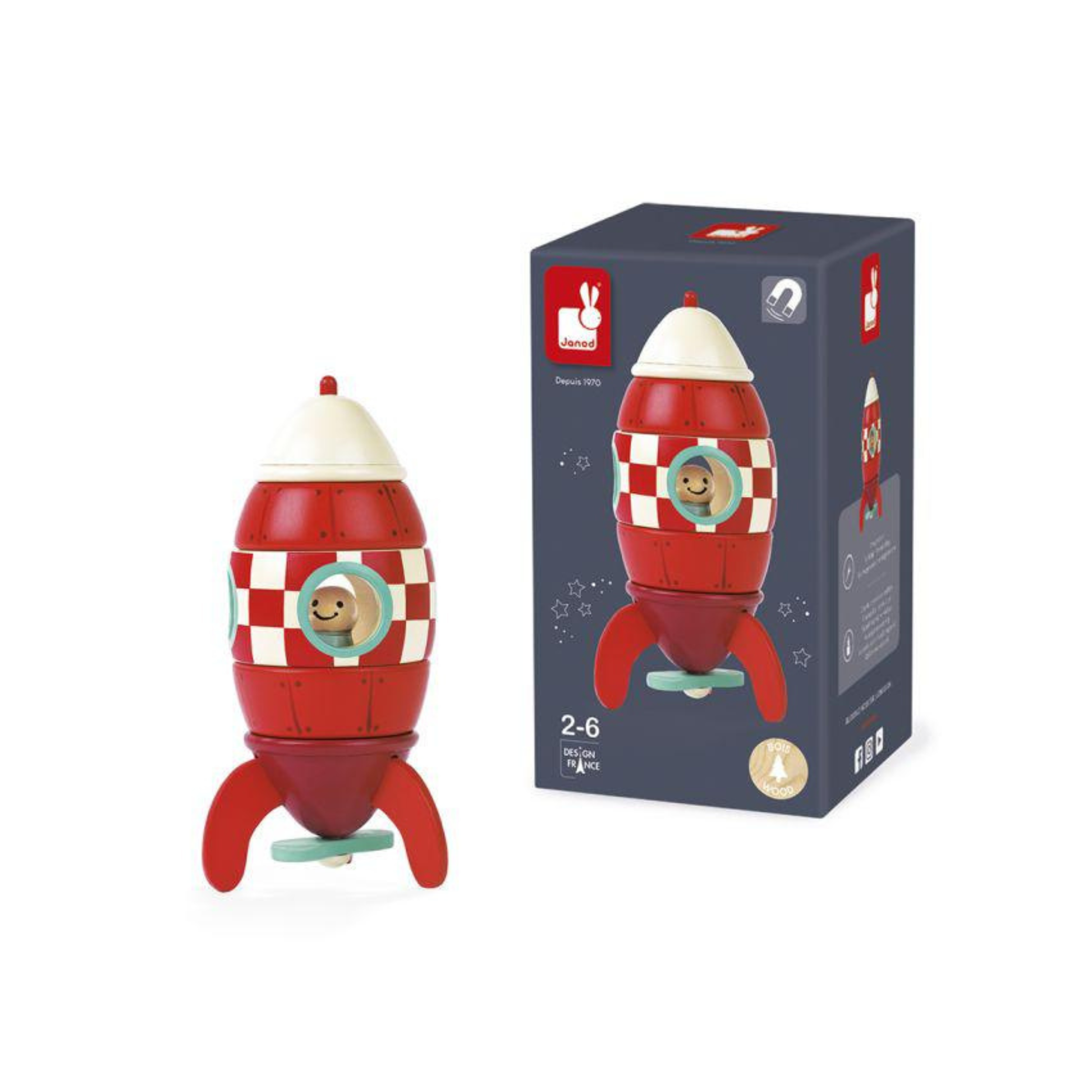 Kit de Imanes Cohete