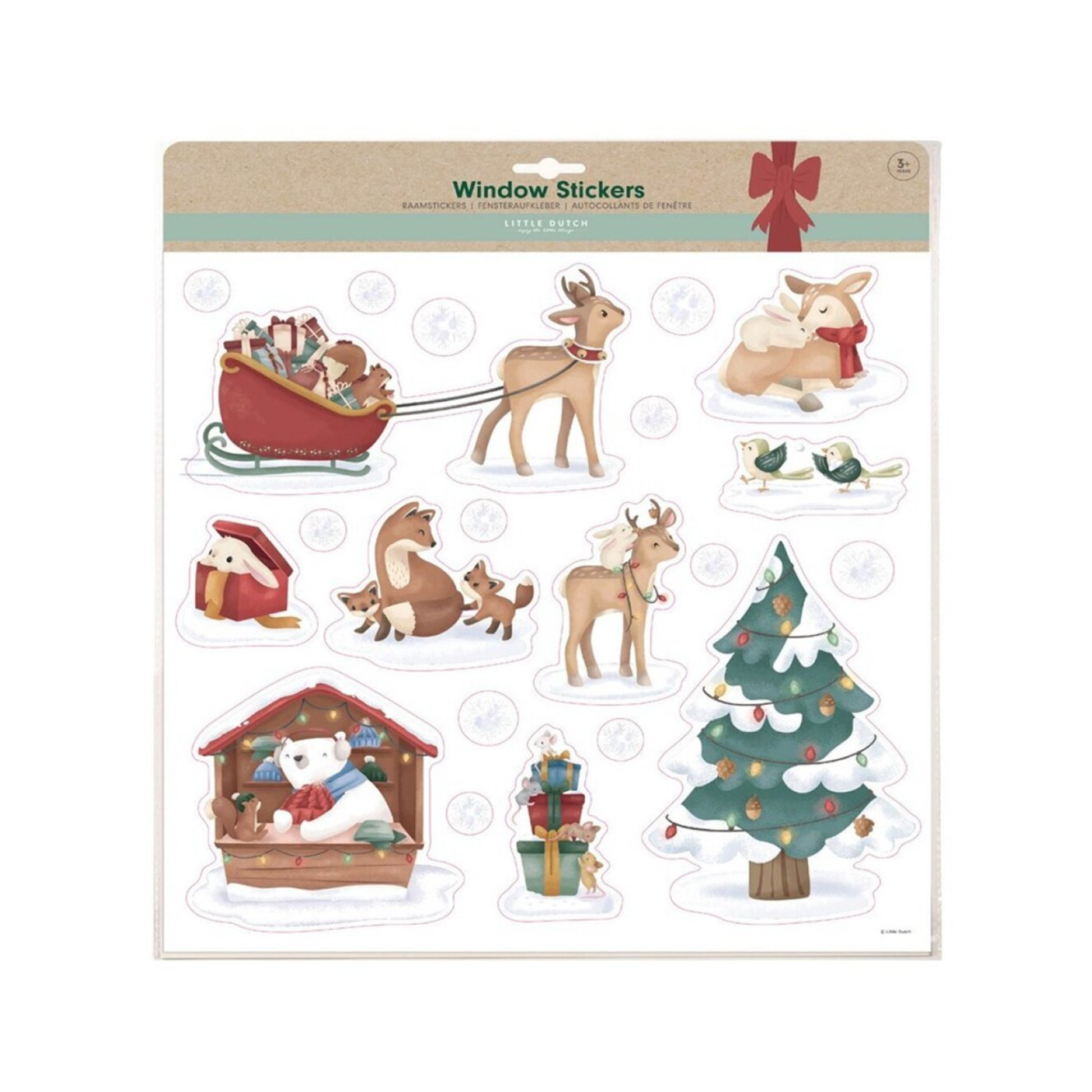 Pegatinas para Ventana de Navidad Little Dutch