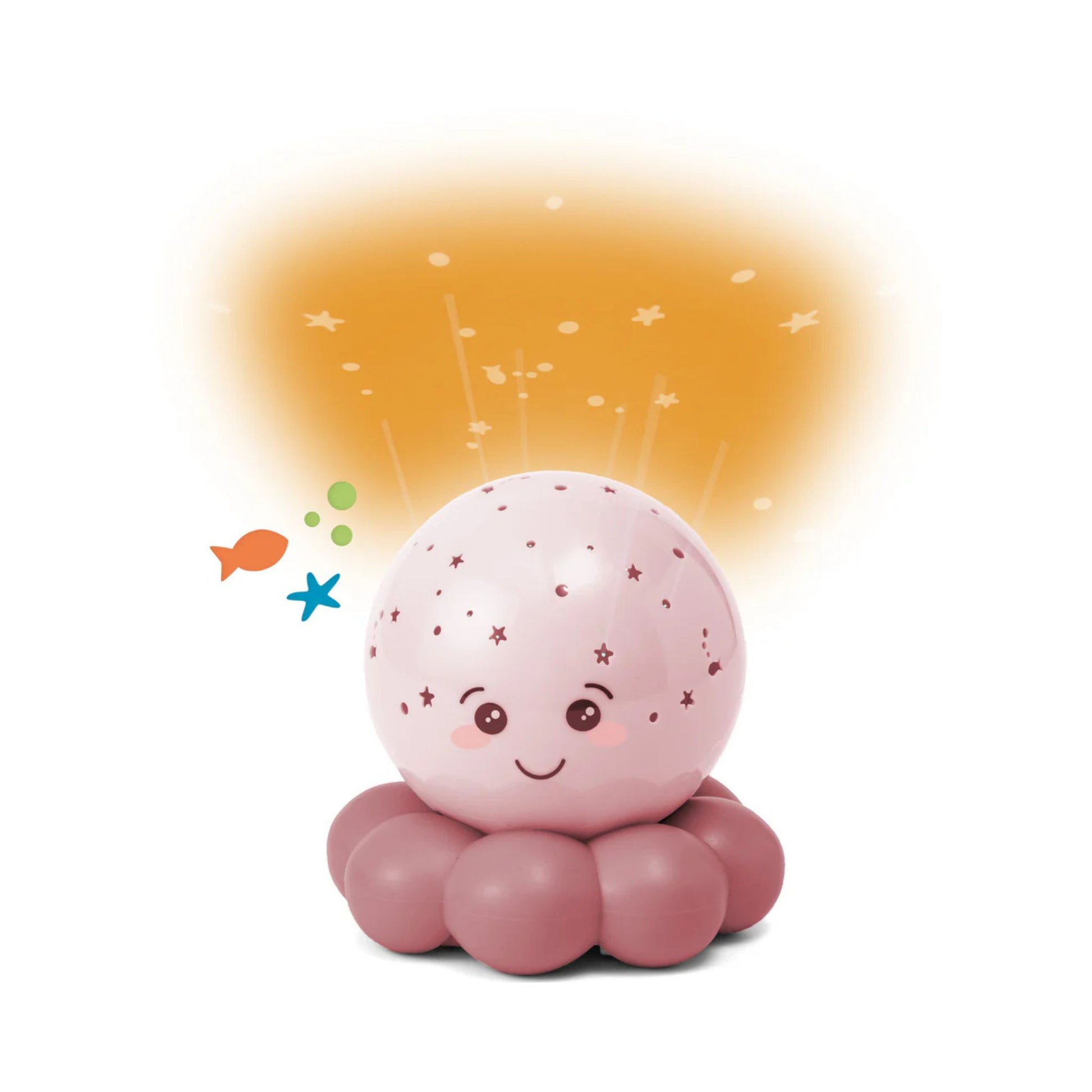 Twinkles To Go Octo™ Rosa Pastel – Luz Nocturna Portátil