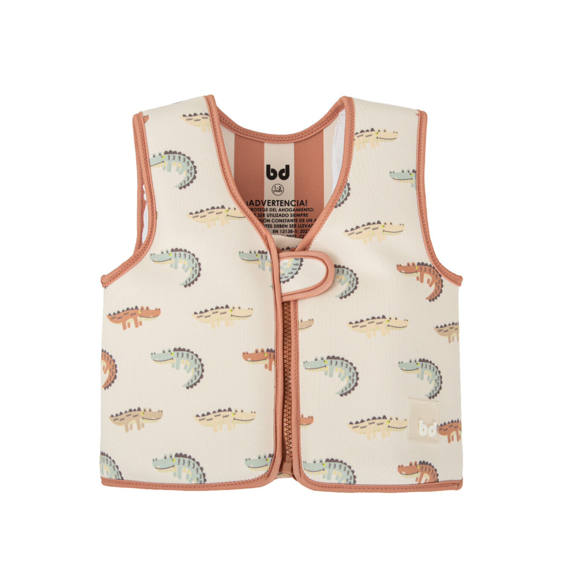 Chaleco flotador de aprendizaje Caimán (1-3 años)