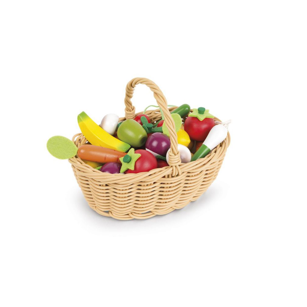 Cesta de 24 Frutas y Verduras