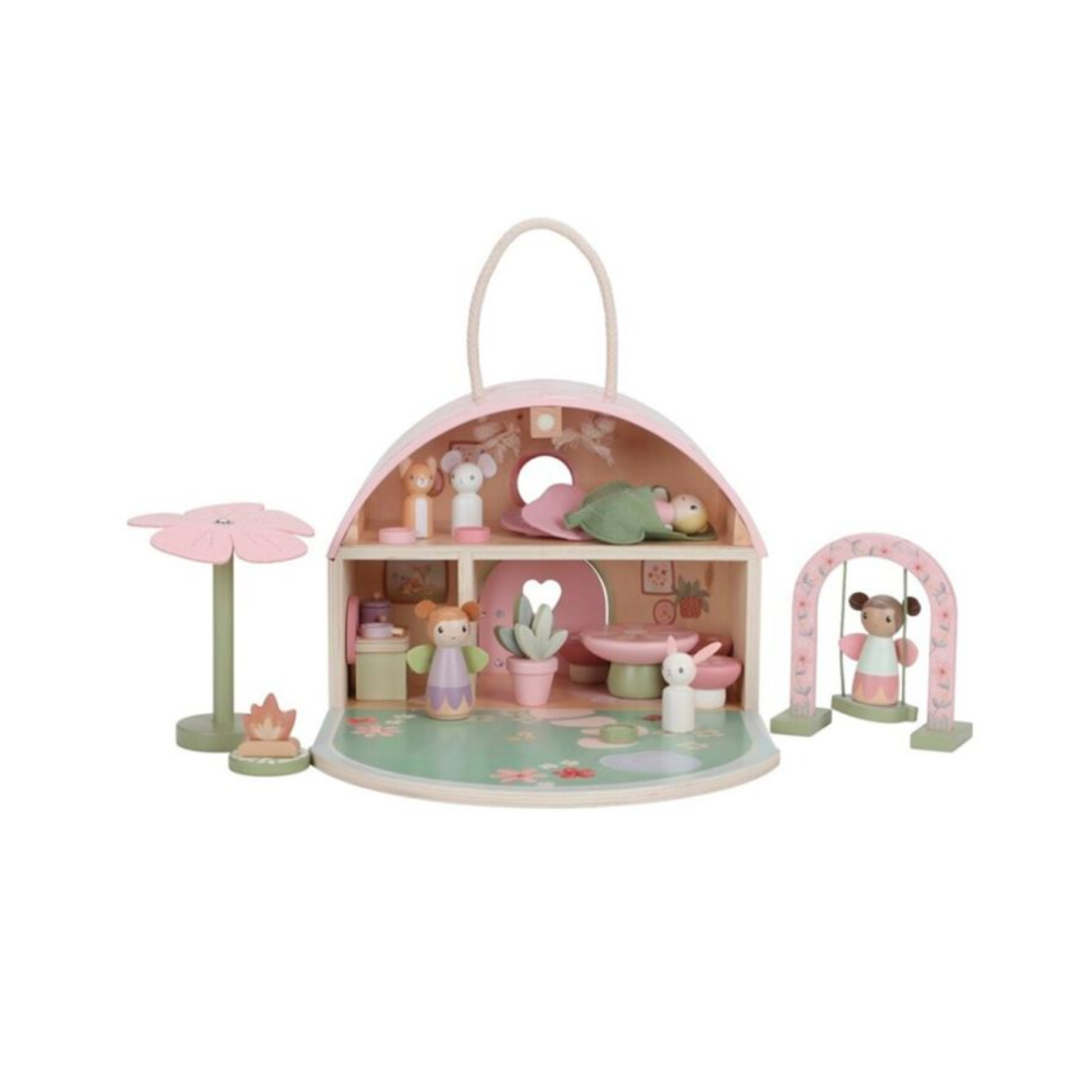 Casa de Muñecas de Madera Jardín de Hadas Little Dutch