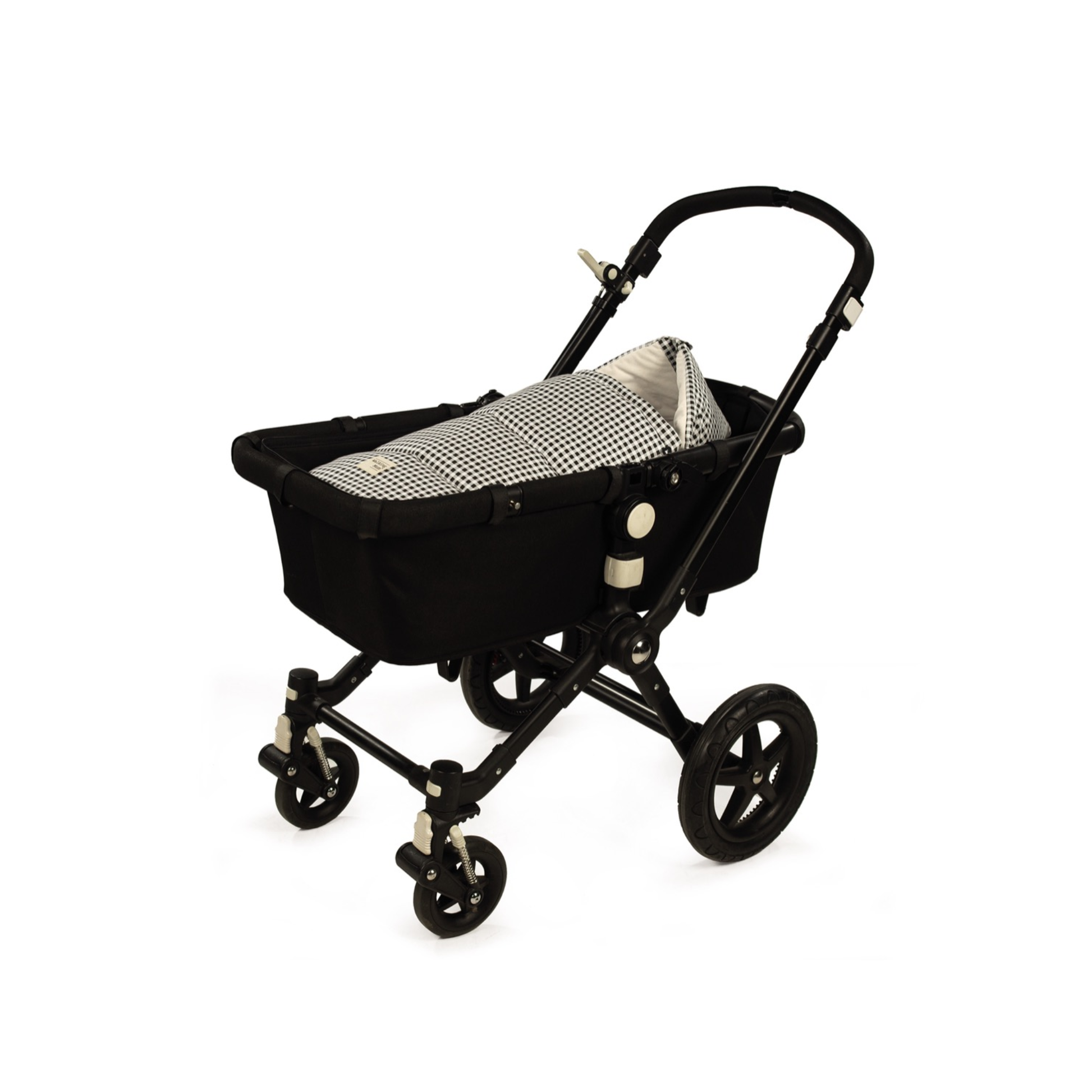 Saco Cuco 2 en 1 I Love Vichy Negro Invierno Walking Mum