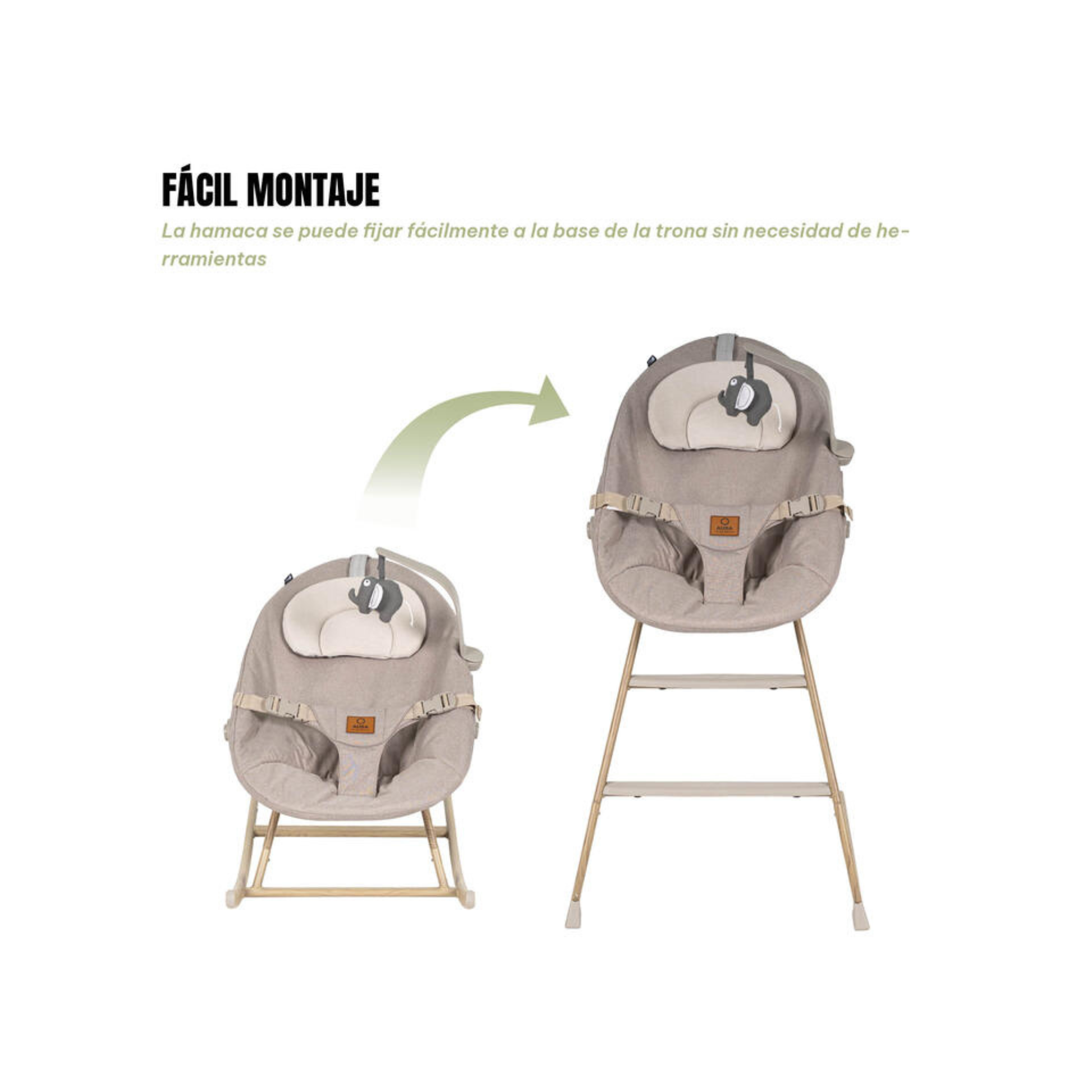 Hamaca + Trona 4 en 1 Aura