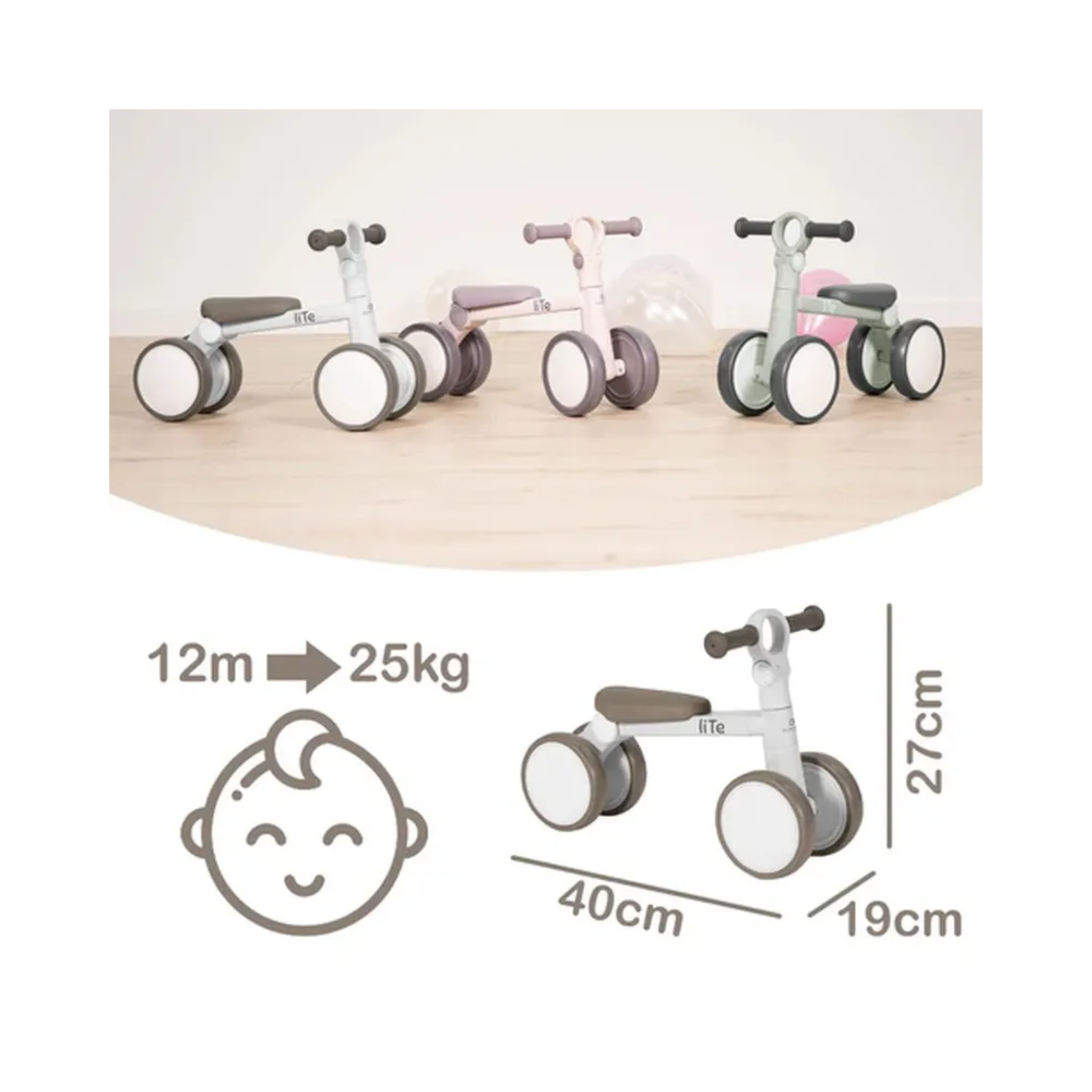 Bicicleta de Equilibrio LITE Verde– Olmitos