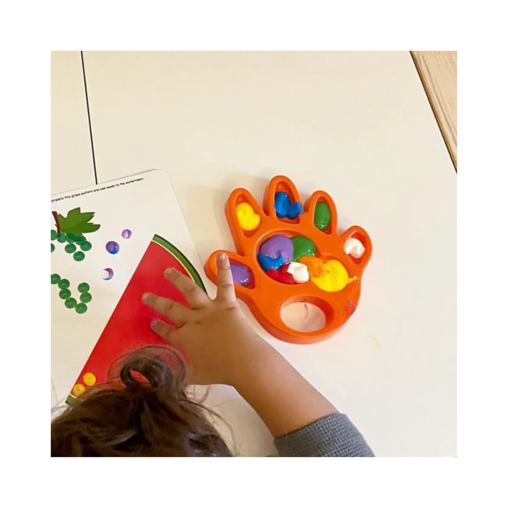 Paleta de pintura para dedos con forma de mano – ChildGen