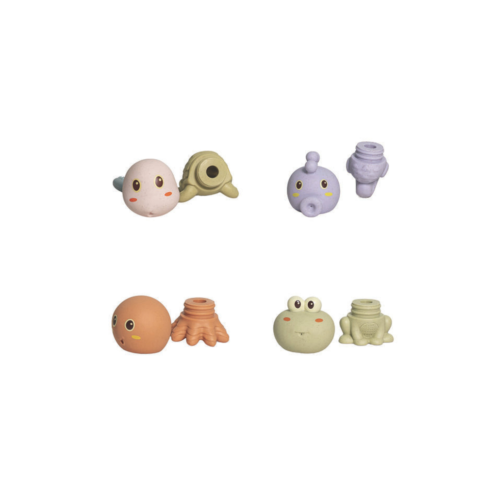 Bolsa con 4 Juguetes de Baño Desmontables