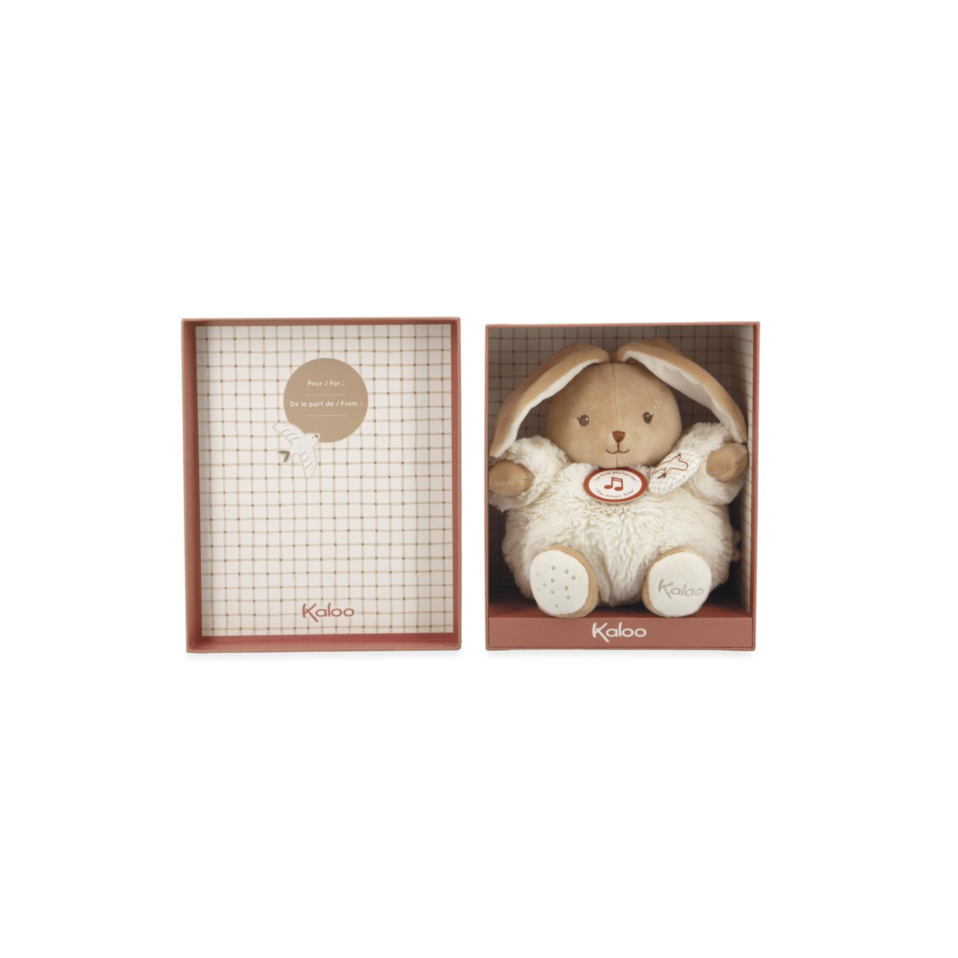 Conejo Musical Crema 17 cm Kaloo