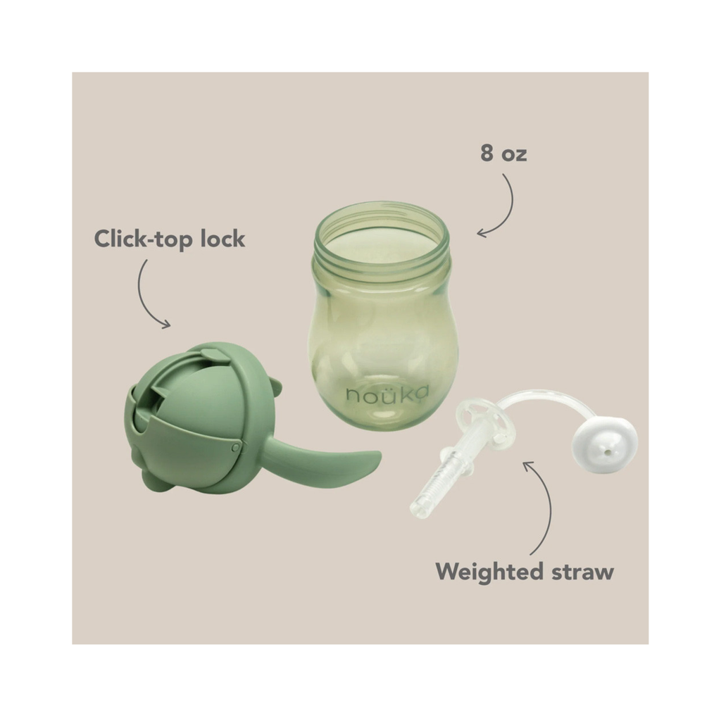 Taza antiderrame Non-Spill con pajita flexible