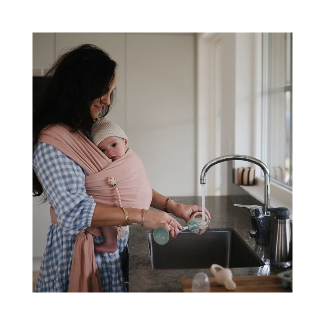 Cepillo de Silicona para Biberón – Mushie | Shifting Sand