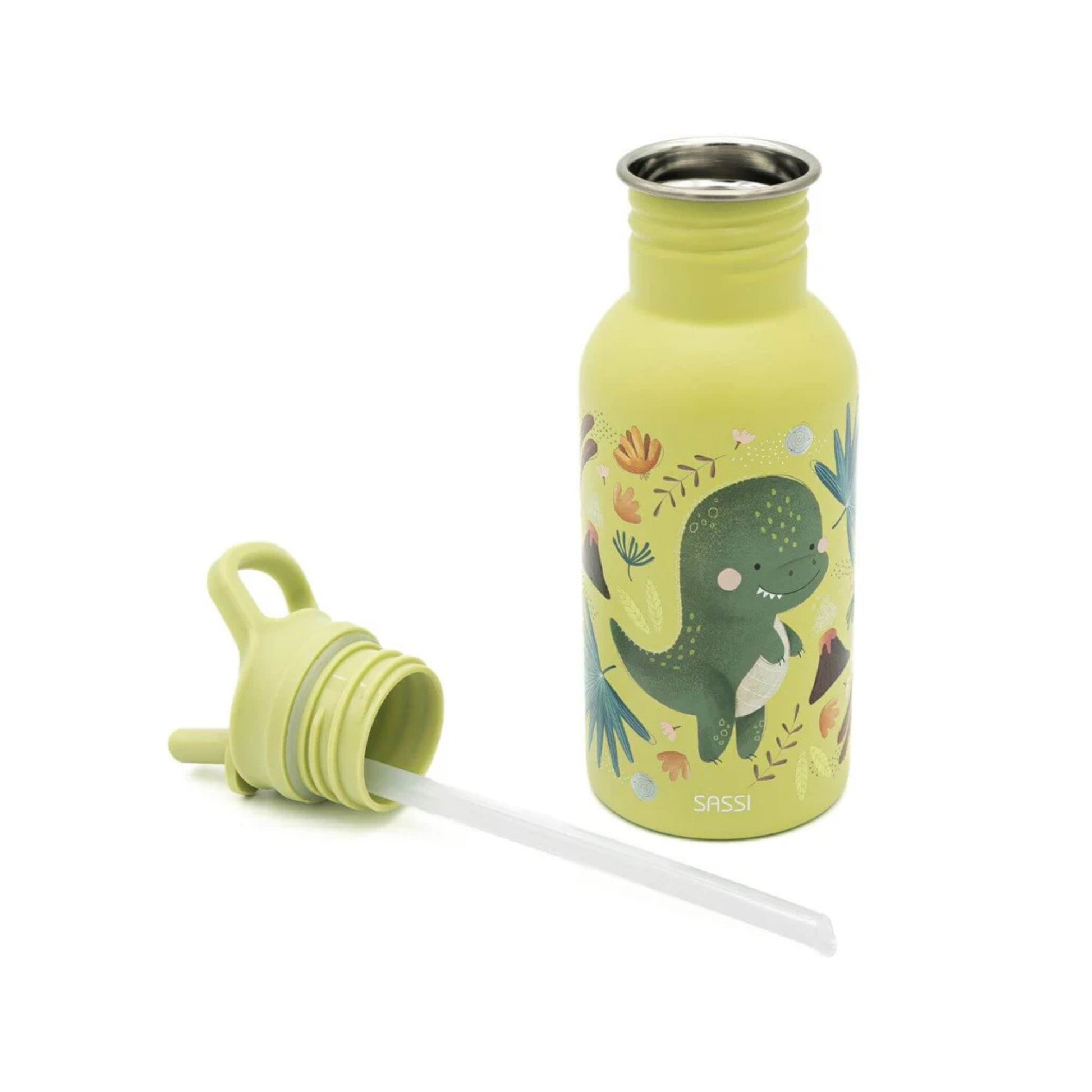Botella de Acero Inoxidable Dinosaurio | Sassi