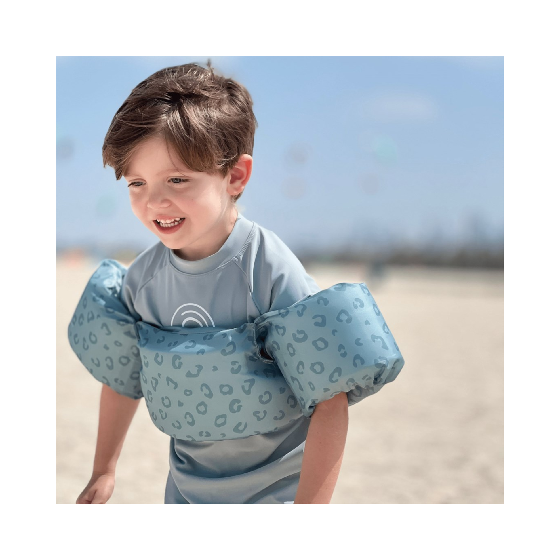 Chaleco con Manguitos Leopard 2-6años