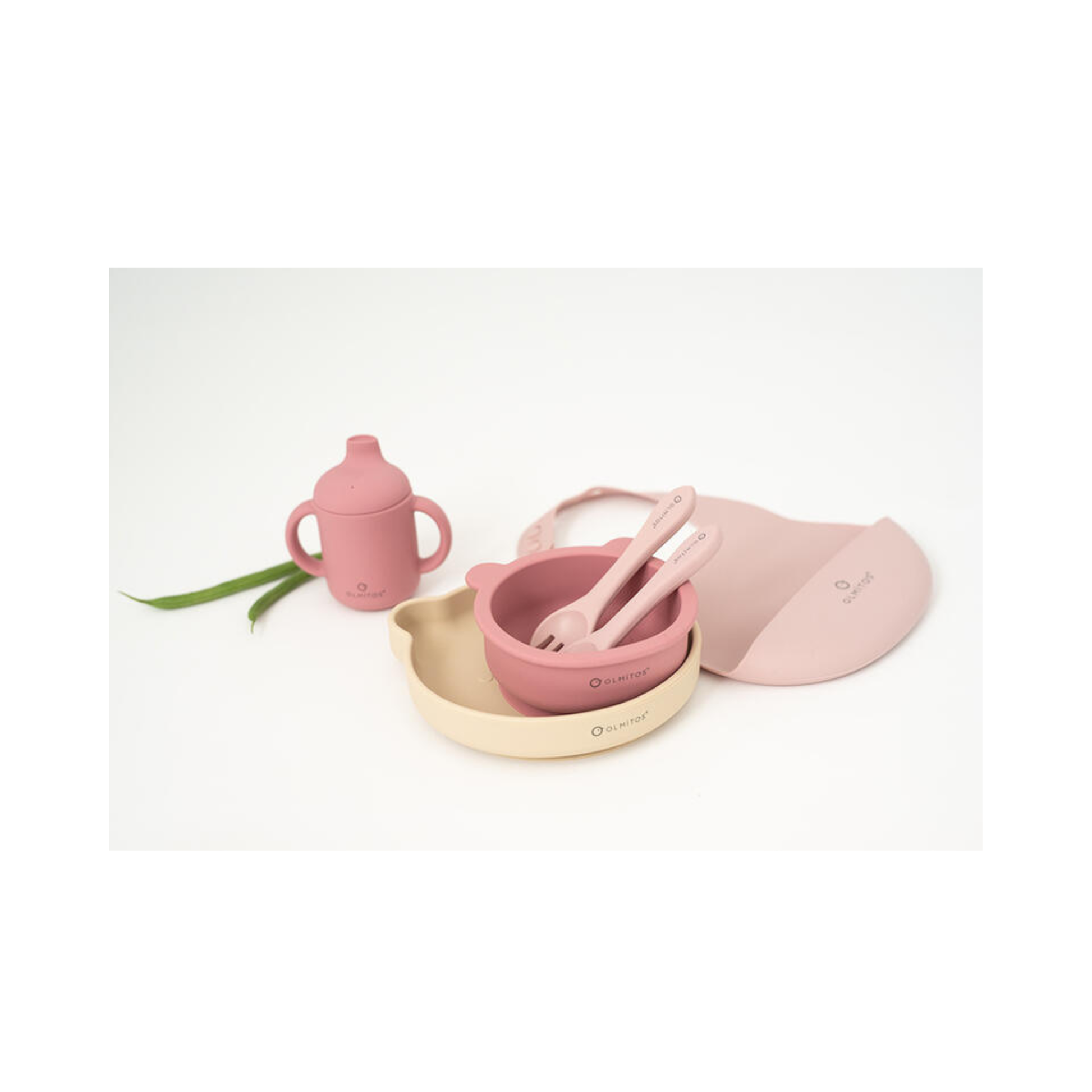 Vajilla 7 Piezas Rosa de Silicona – Olmitos