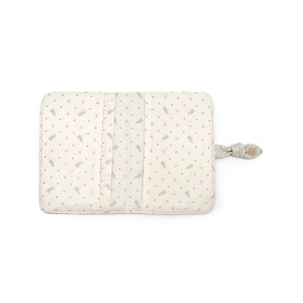 Portadocumentos bebé Knot Vichy Caramel