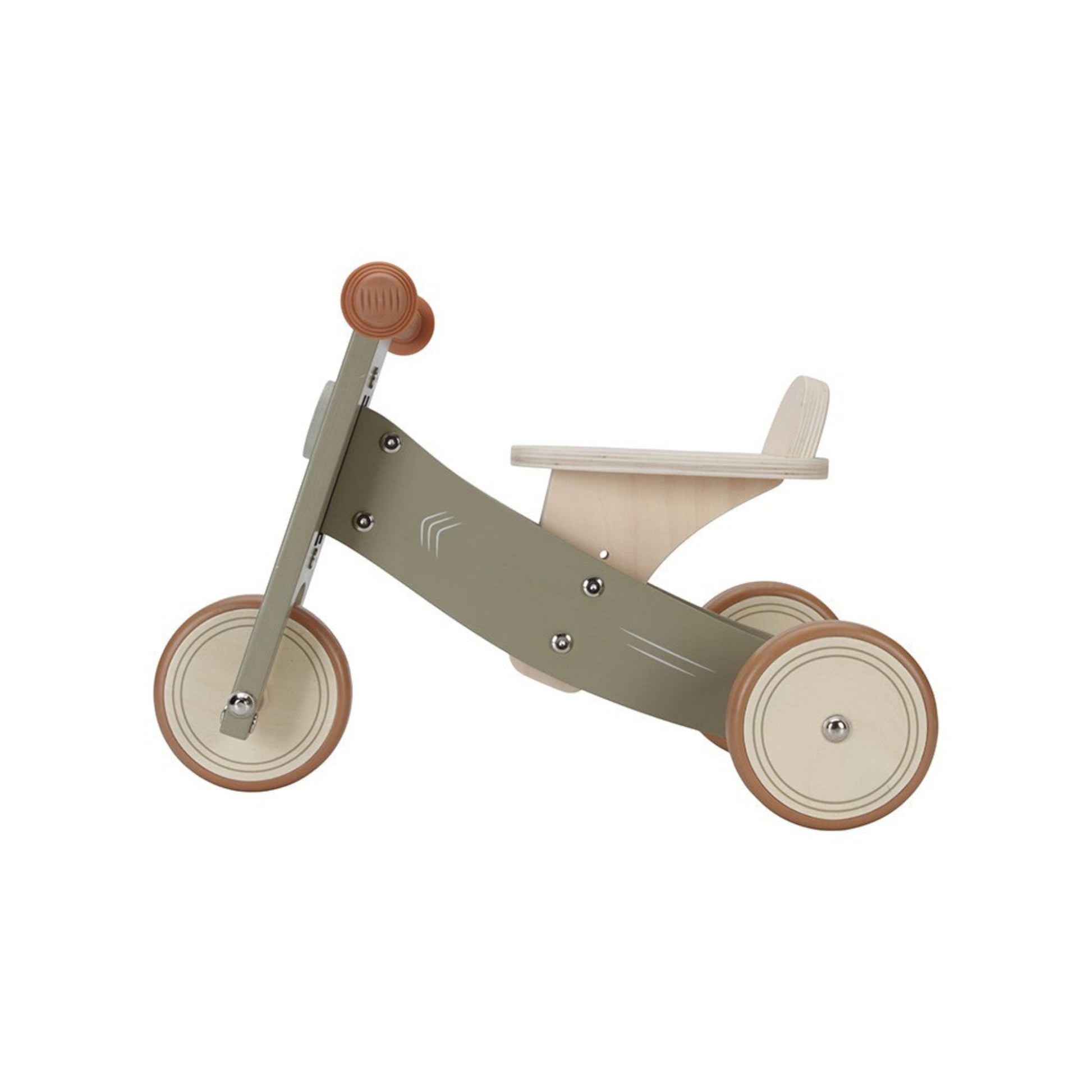 Triciclo de Madera Oliva – Little Dutch