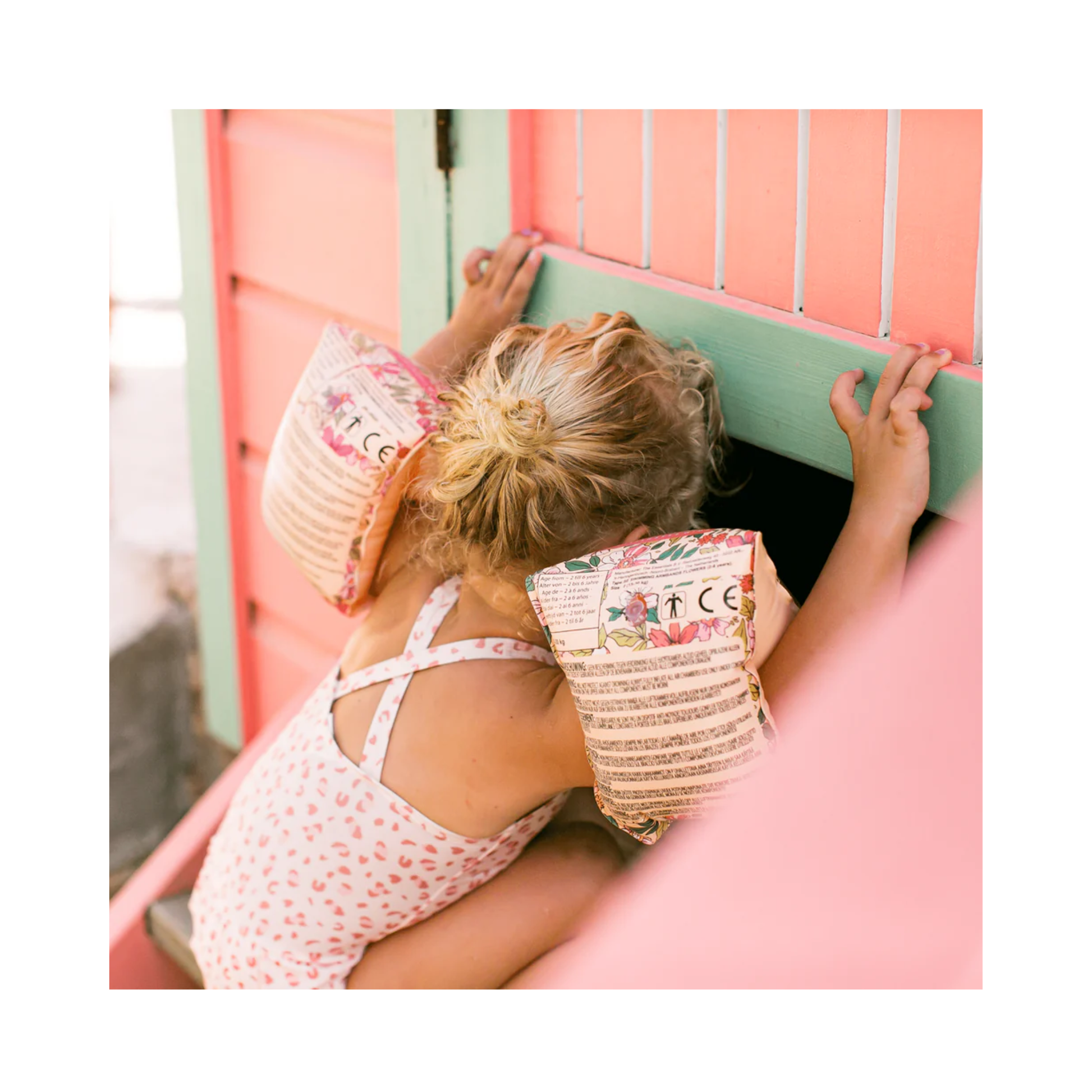 Bañador niña Old Pink Leopard UPF50+ (2-4 años