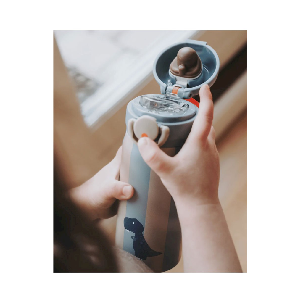 Botella térmica infantil de acero inoxidable – Dino