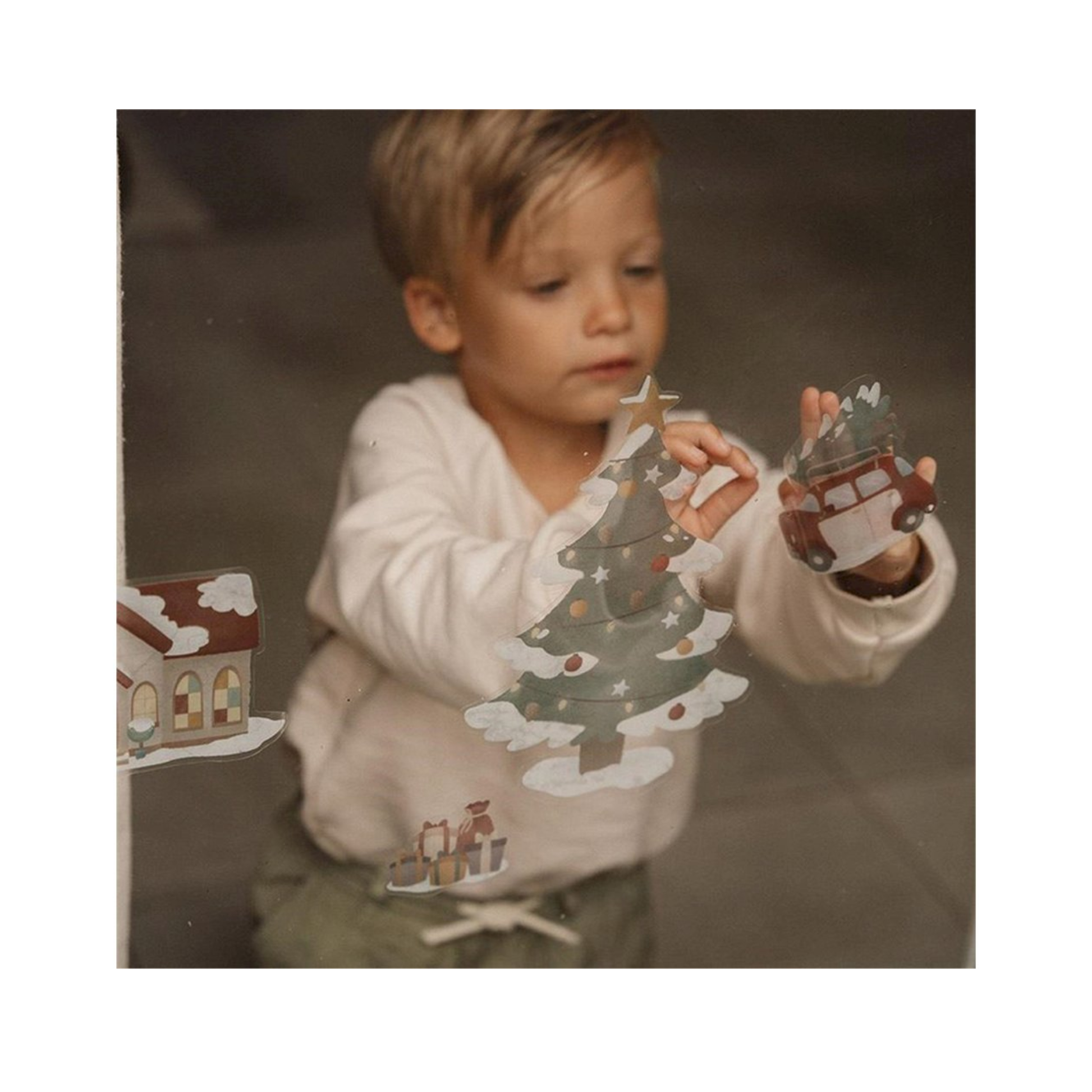 Pegatinas para Ventana de Navidad Little Dutch