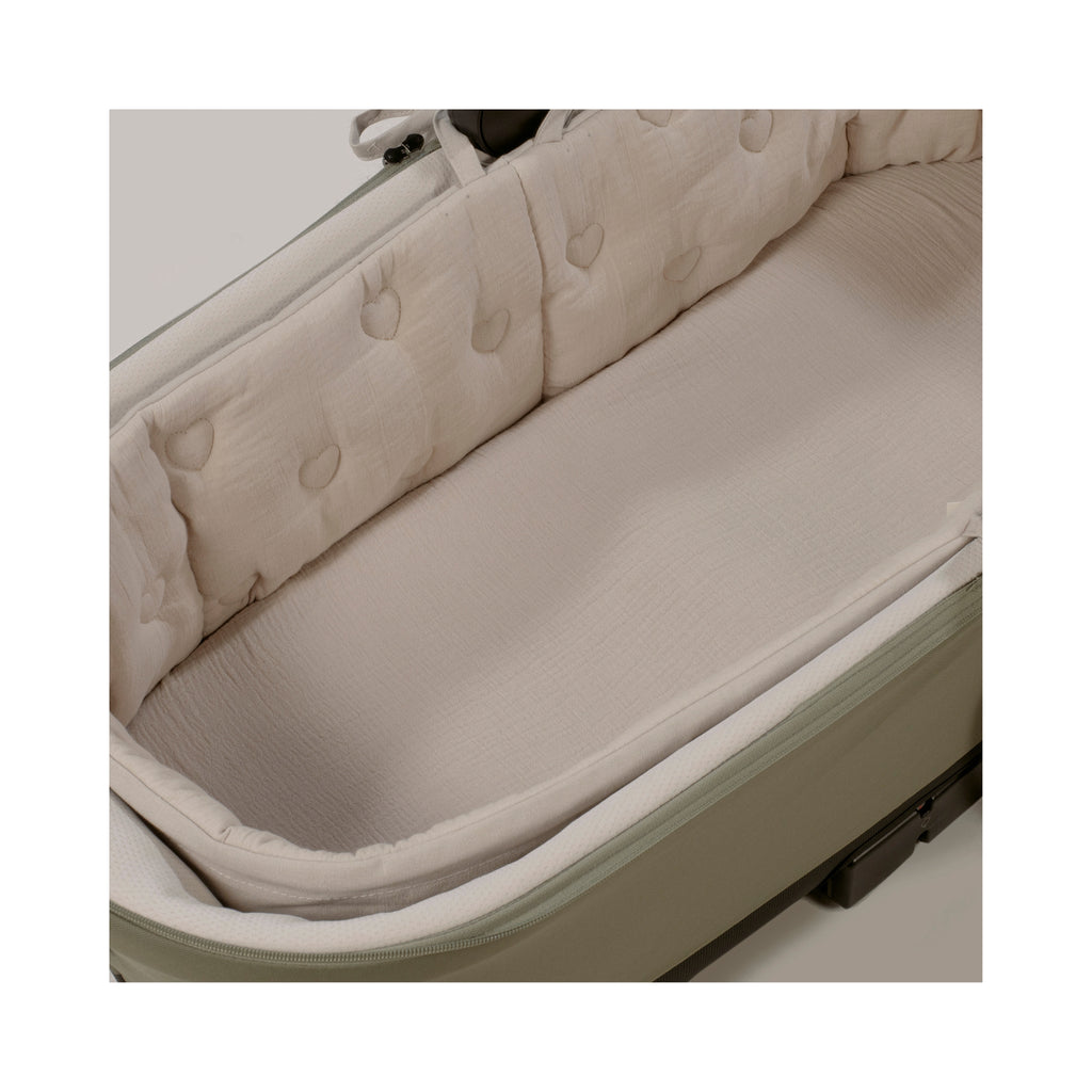 Cubre Cuco con Varillas + Sábana Ajustable Sintra Beige | Walking Mum