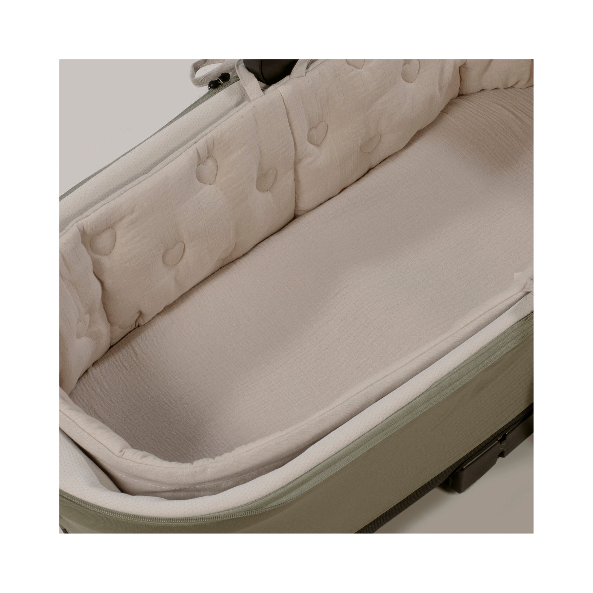 Cubre Cuco con Varillas + Sábana Ajustable Sintra Beige | Walking Mum