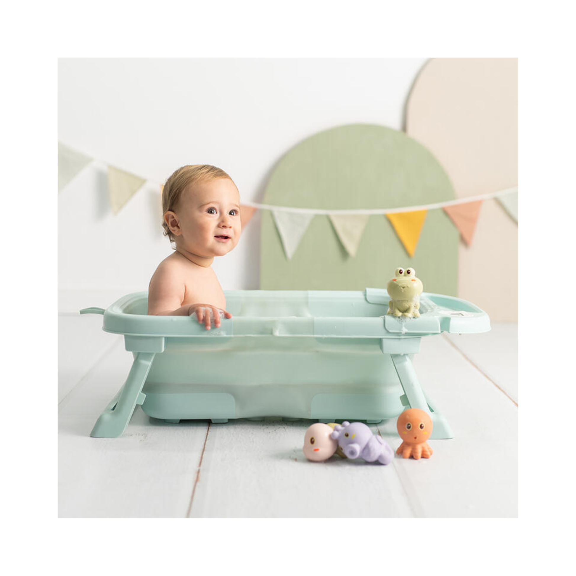 Bolsa con 4 Juguetes de Baño Desmontables