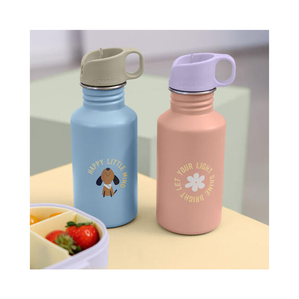 Botella de Acero Inoxidable  Rosa 500 ml – Lässig