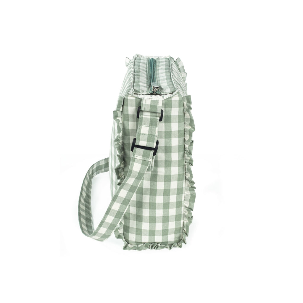 Bolsa Canastilla Remy Vichy Verde | Walking Mum