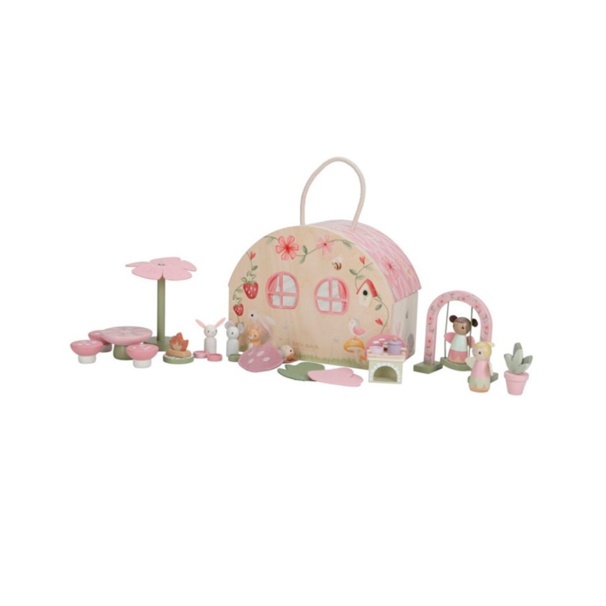 Casa de Muñecas de Madera Jardín de Hadas Little Dutch