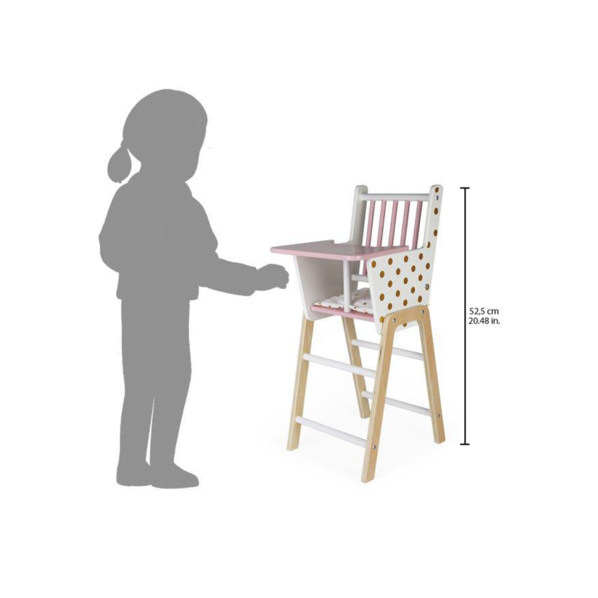 Trona de Madera Candy Chic