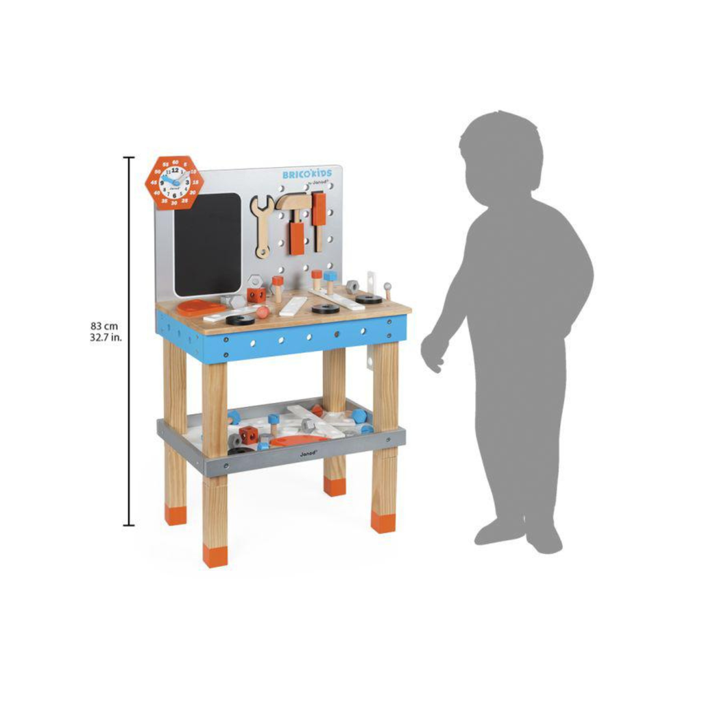 Brico’Kids Gran Banco de Trabajo Magnético Janod