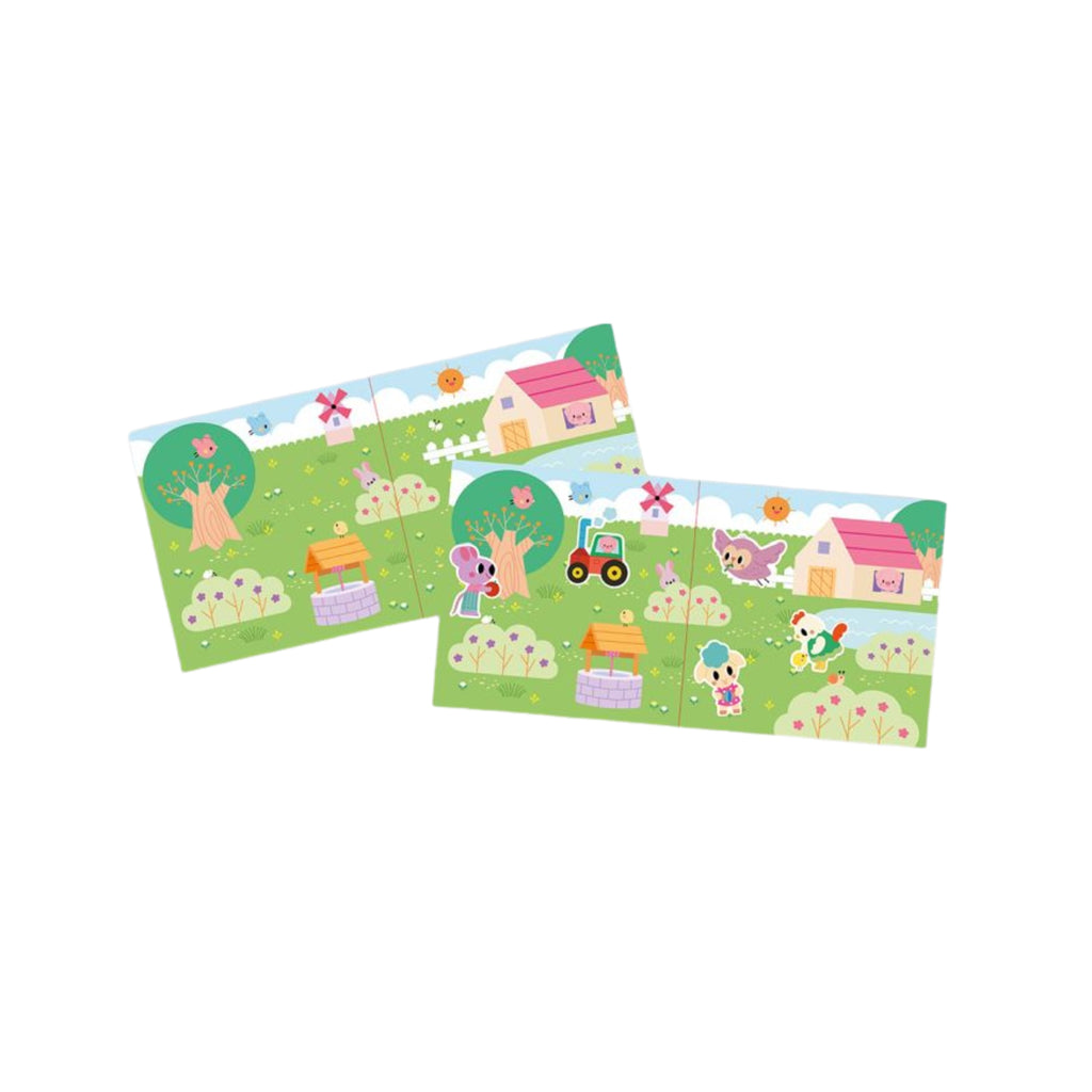 Pegatinas Gruesas Reposicionables – Granja y Bosque