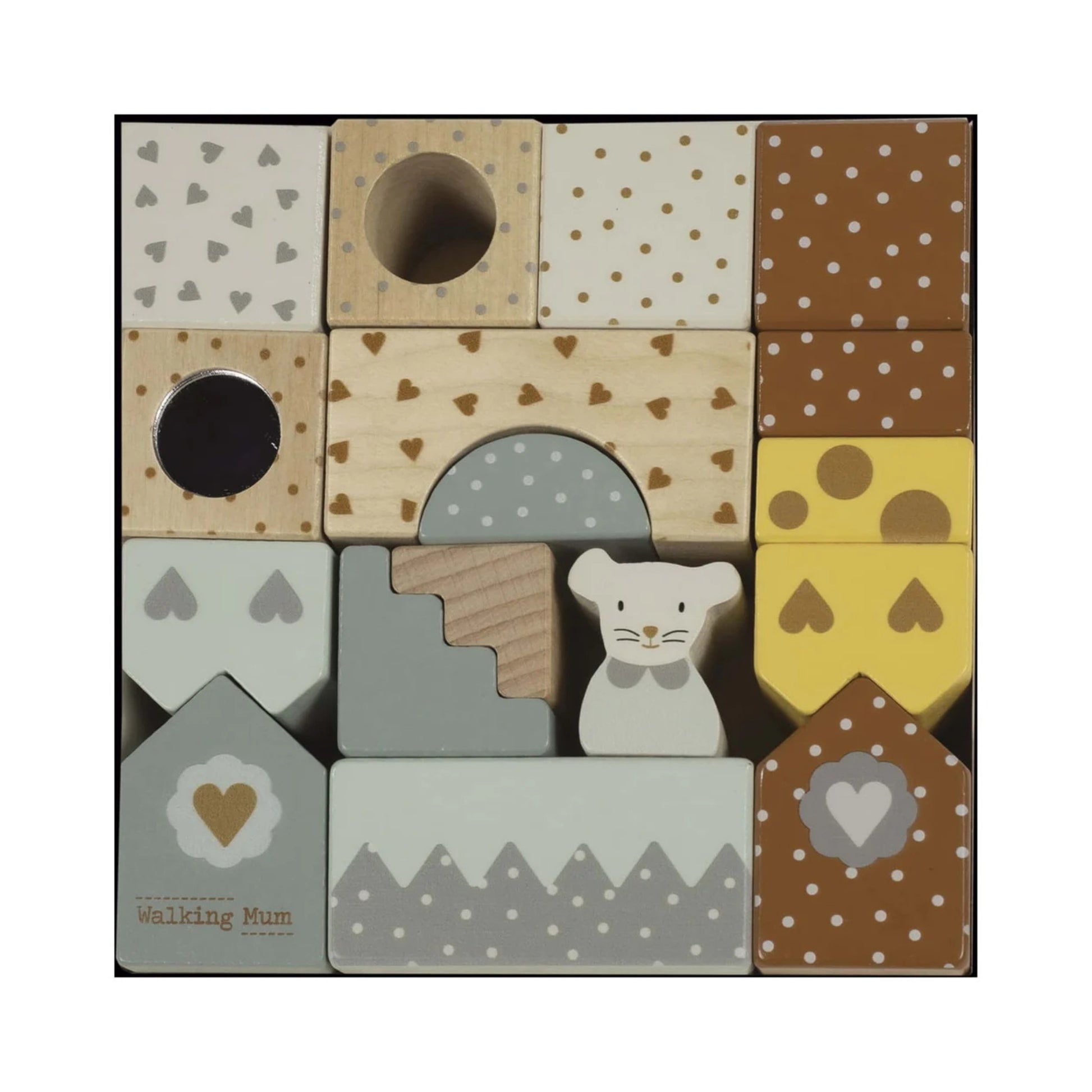 Bloques de Madera Poppy – Walking Mum