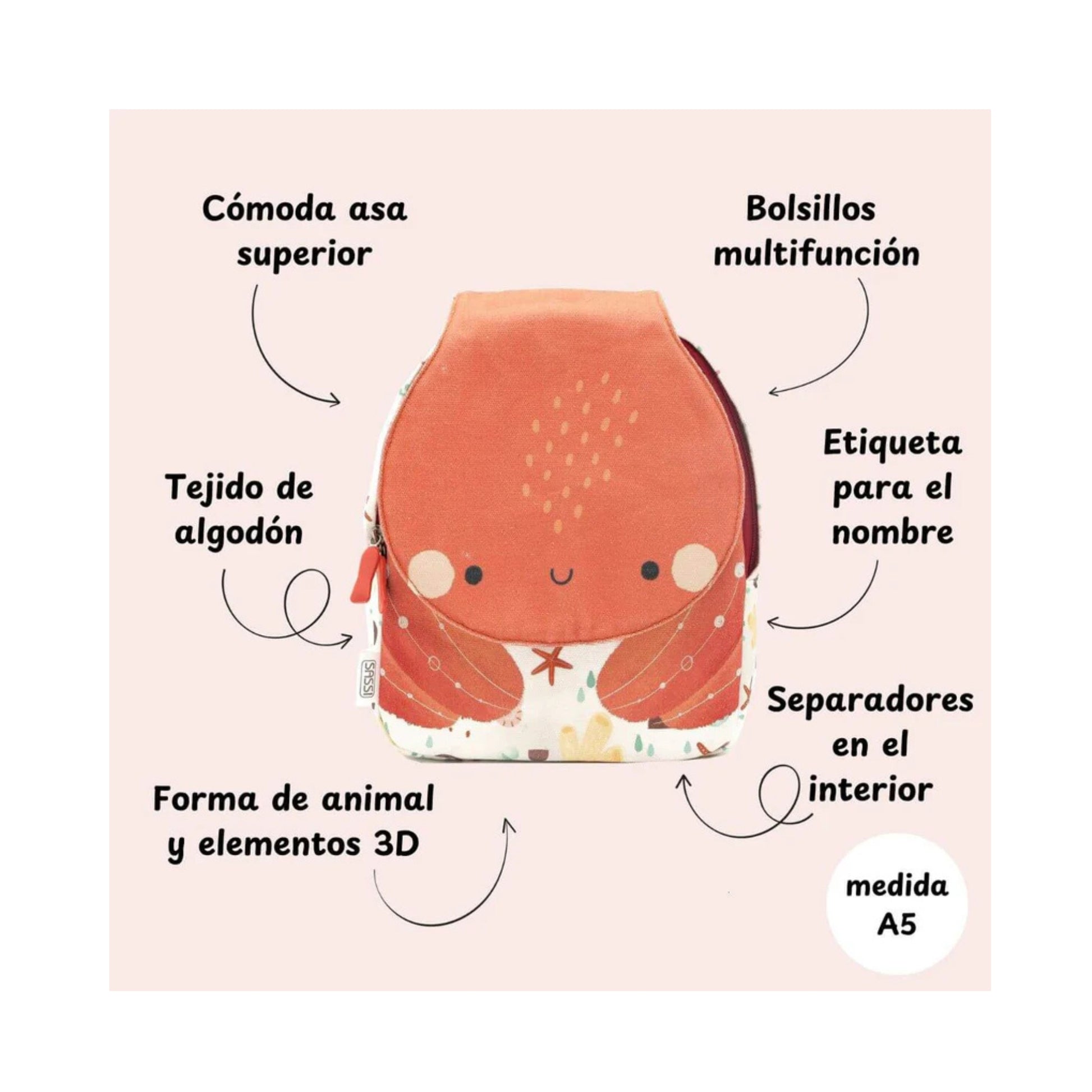 Mini Mochila Pulpo – Sassi