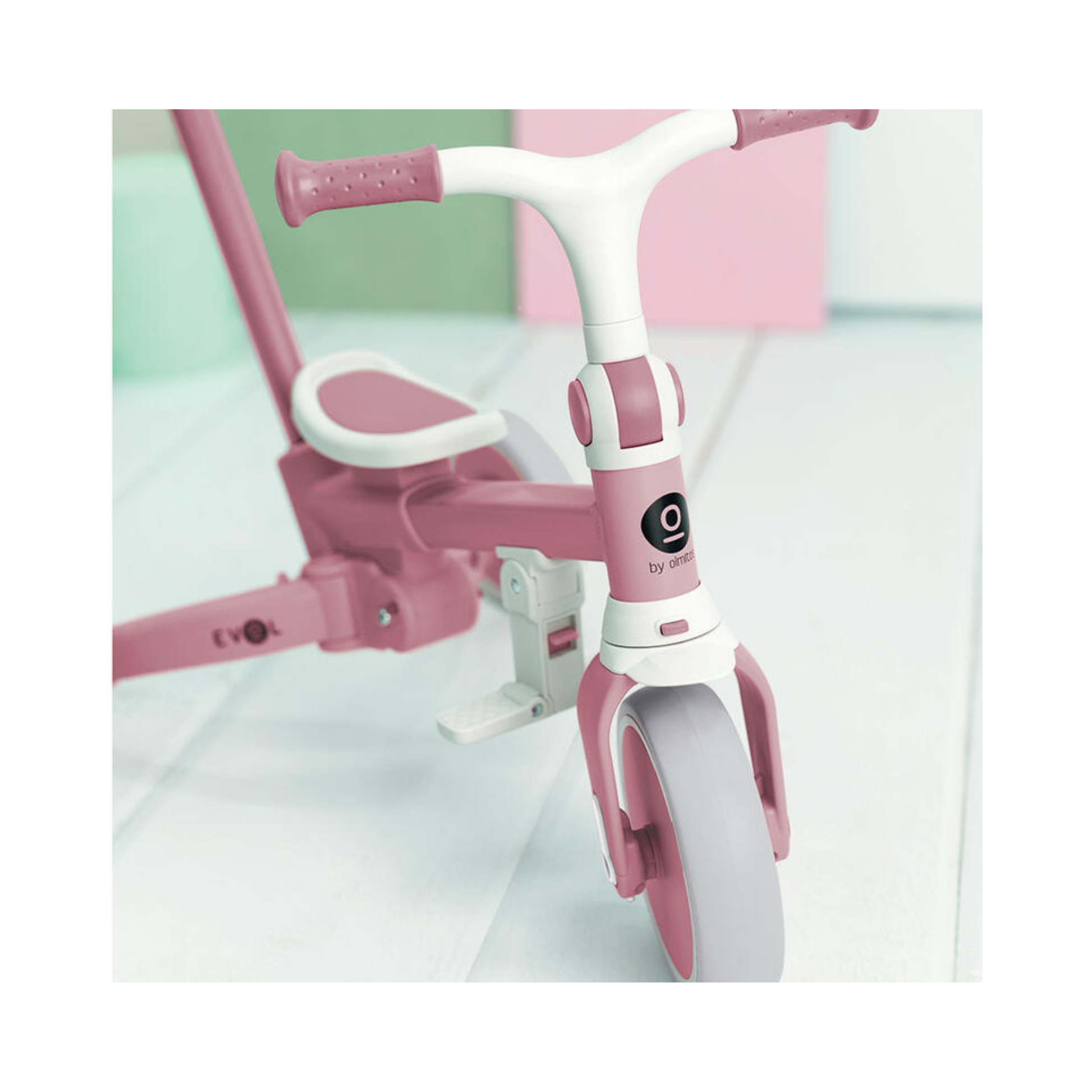 Triciclo Multifunción Evol Rosa – Olmitos