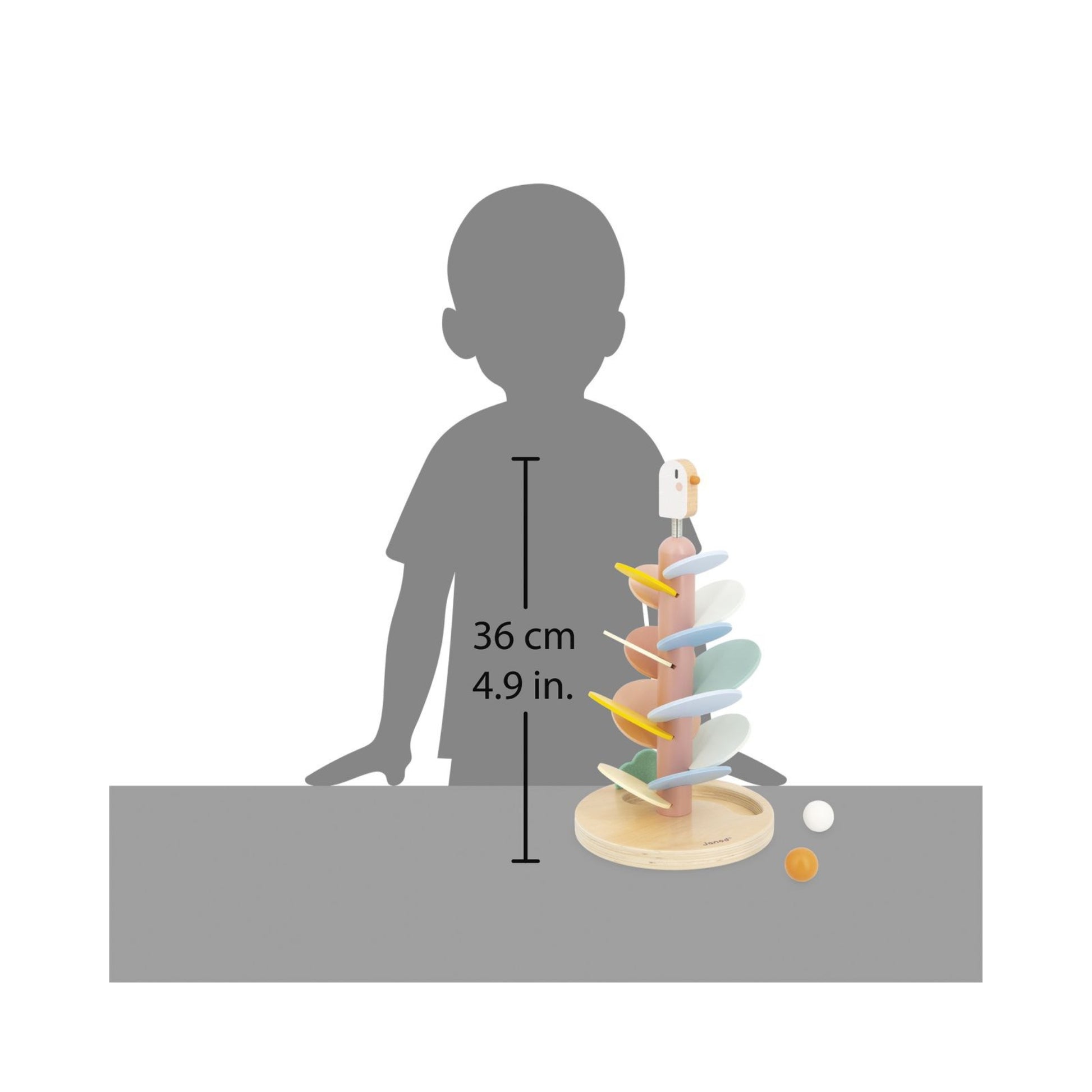 Circuito de Pájaro – Juguete musical de madera