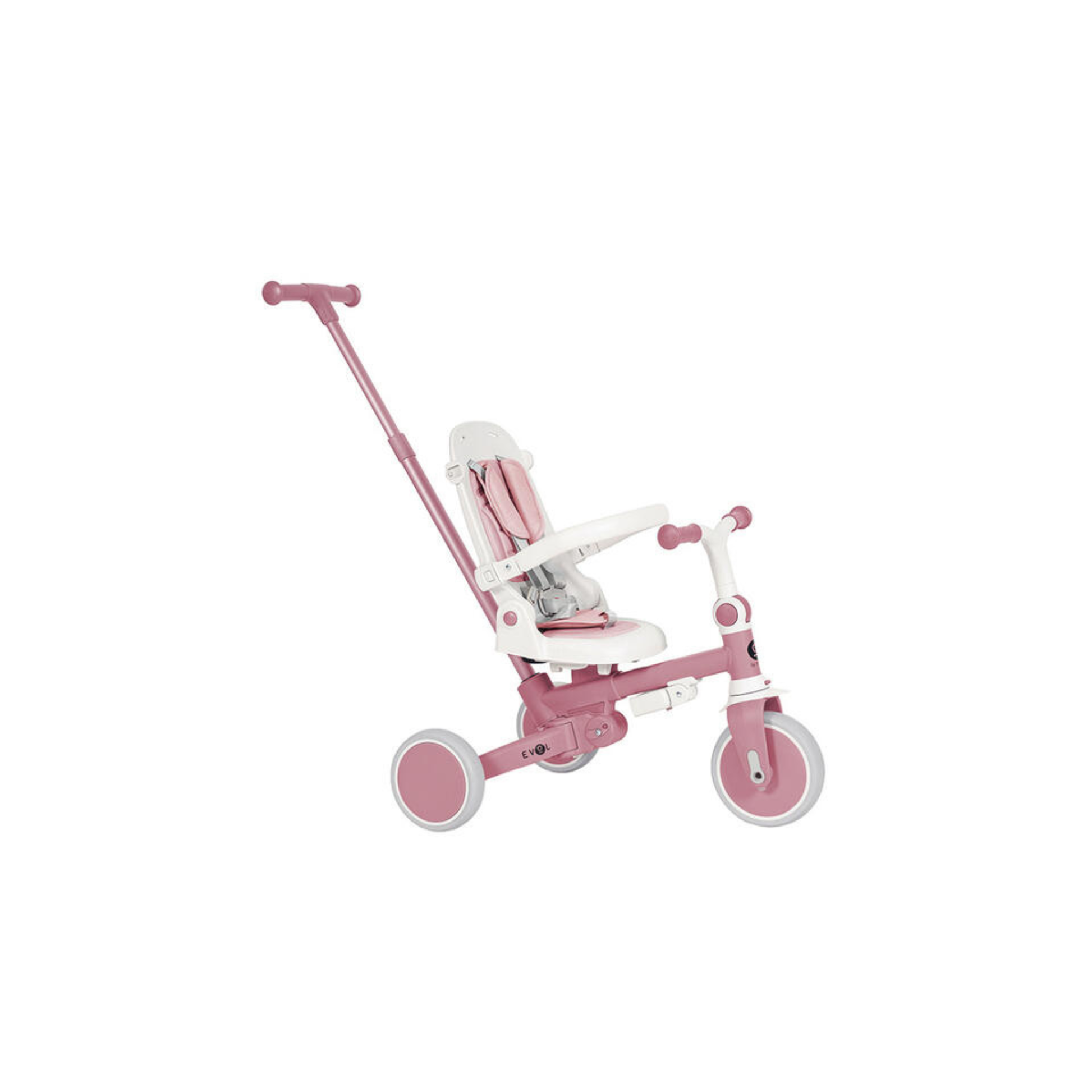 Triciclo Multifunción Evol Rosa – Olmitos