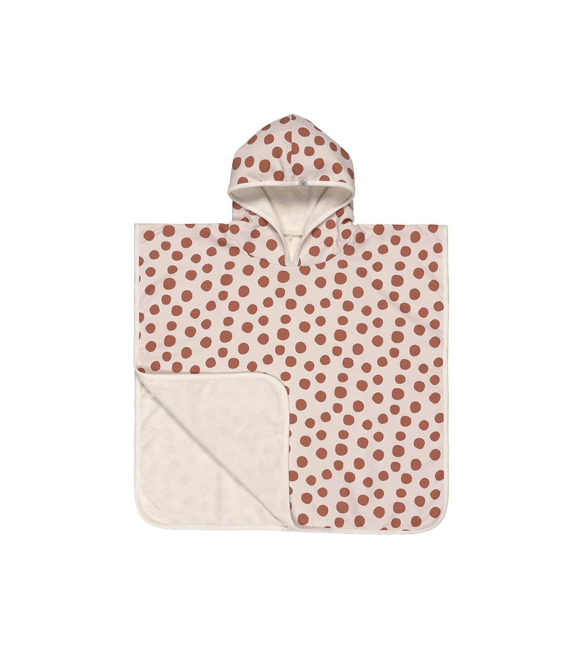 Poncho de Baño Reversible – Dots Powder | Lassig
