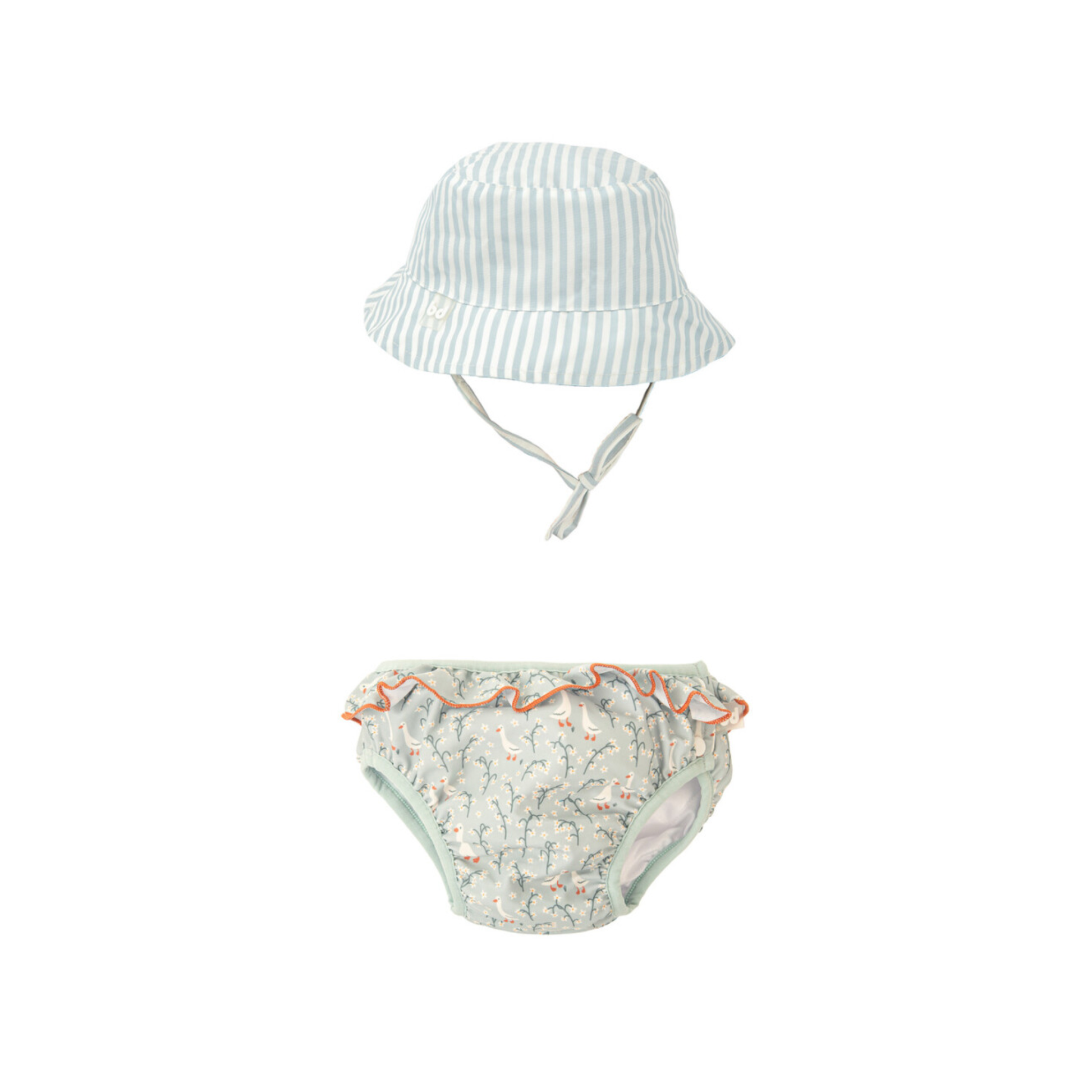 Conjunto bañador pañal + gorra UPF 50+ (3-12 meses)